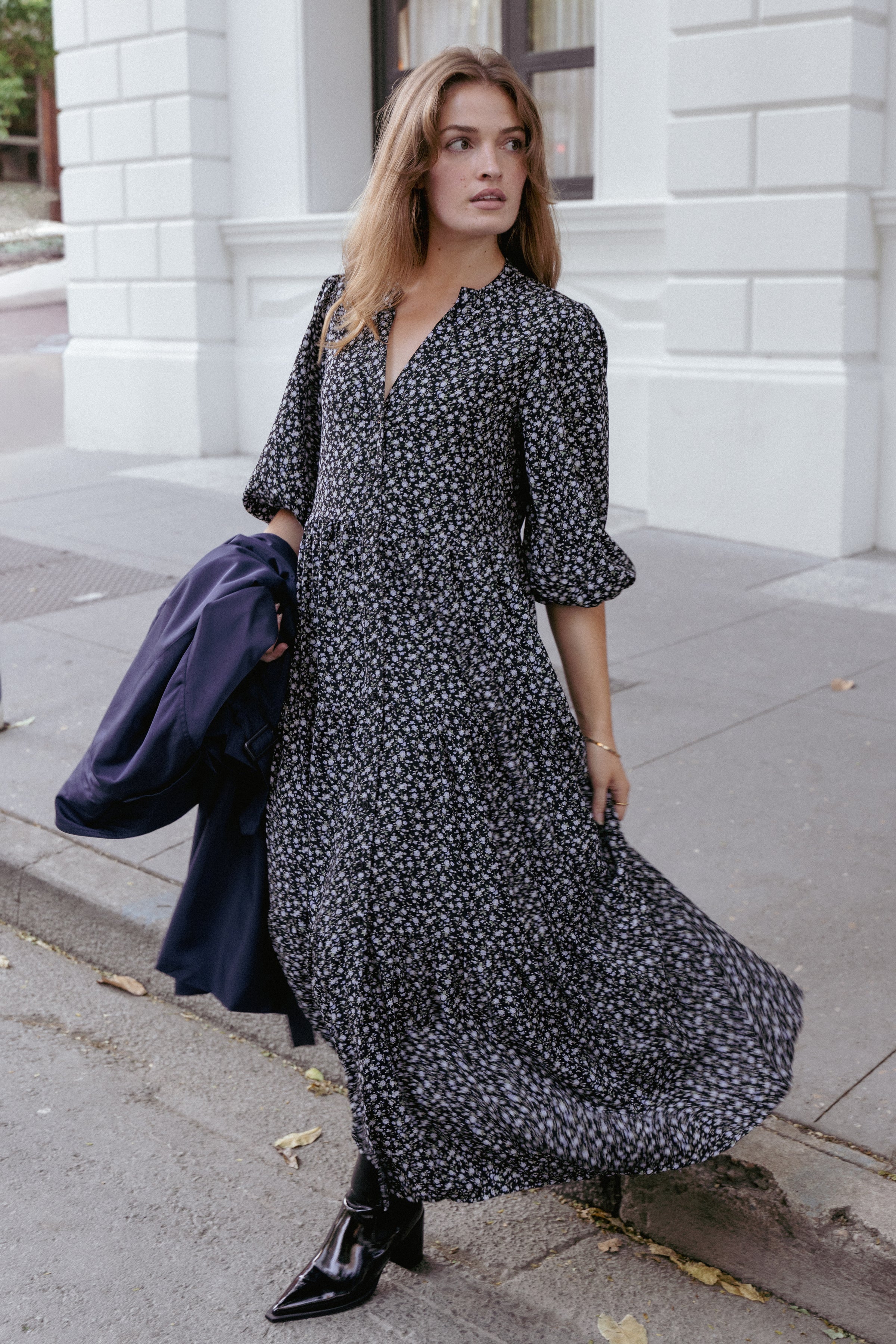 DRESSES Dixon Maxi Dress - Black Ditsy Floral