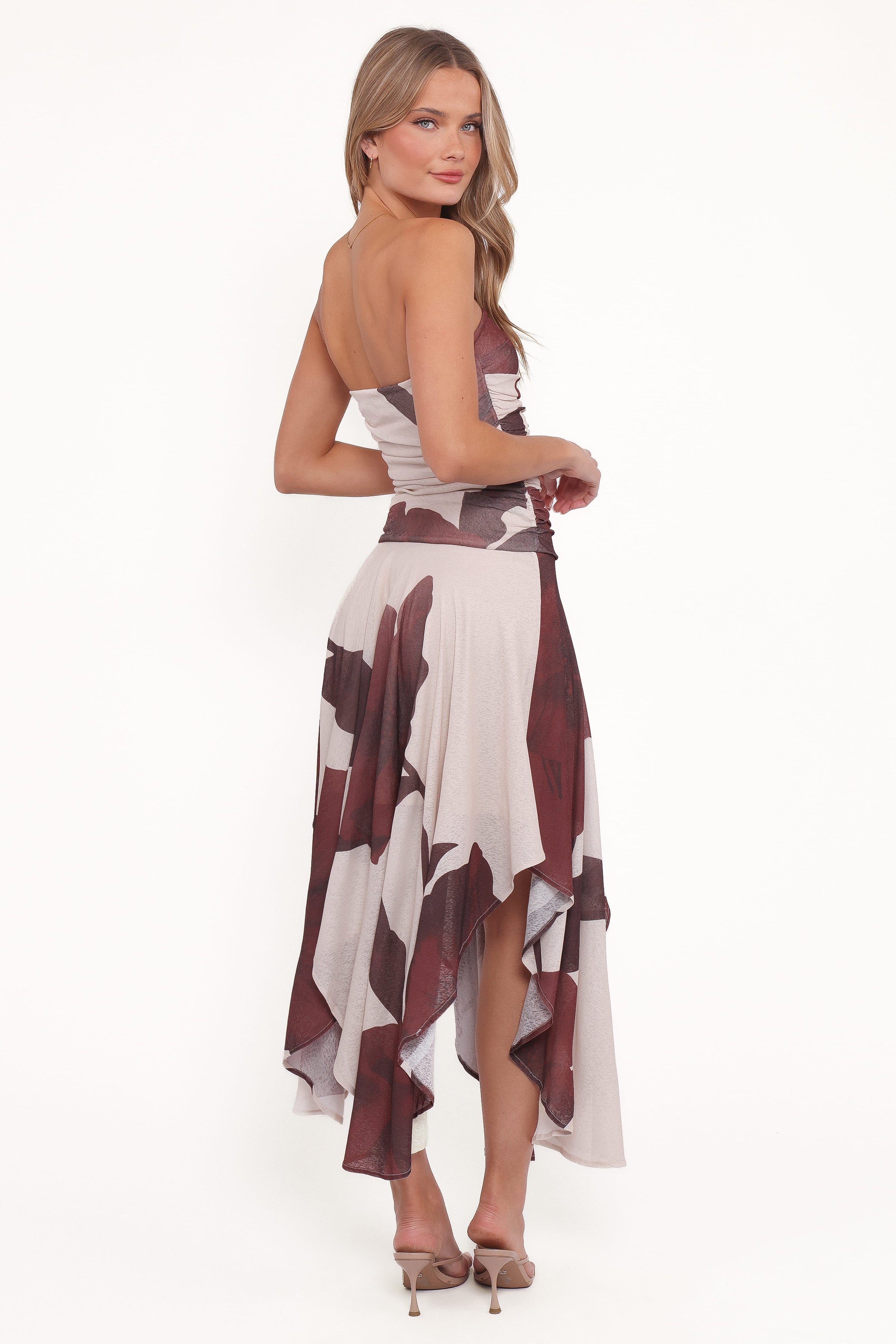 DRESSES Doreen Midi Dress - Brown Floral