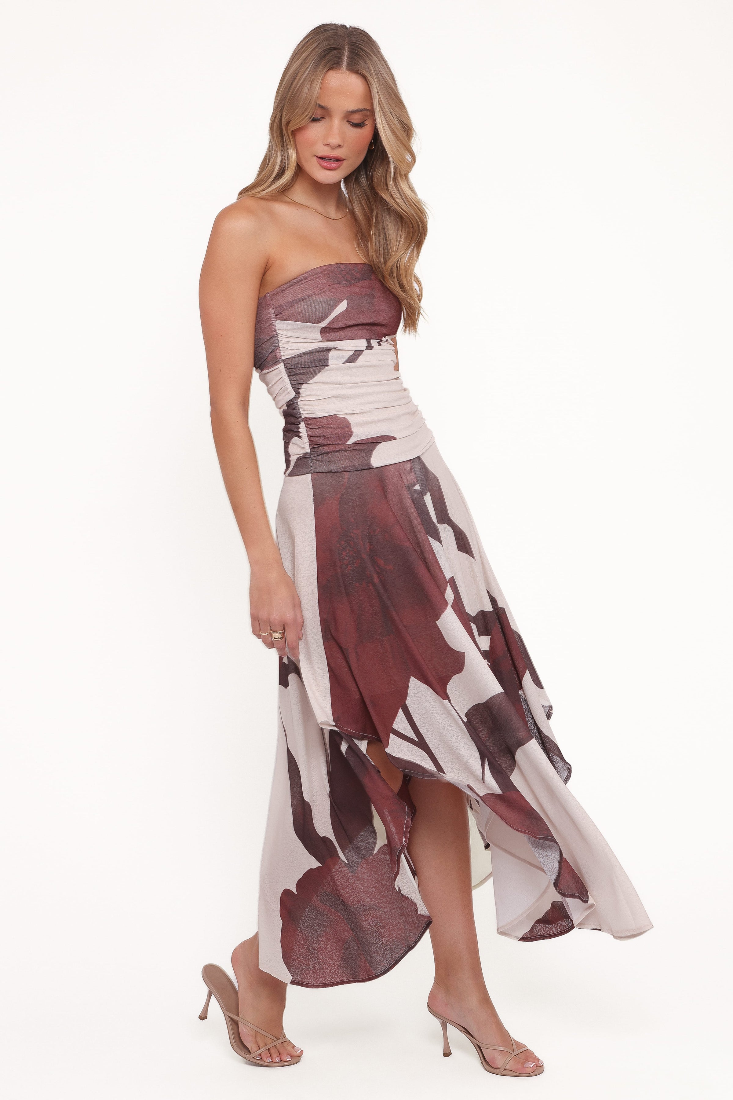 DRESSES Doreen Midi Dress - Brown Floral