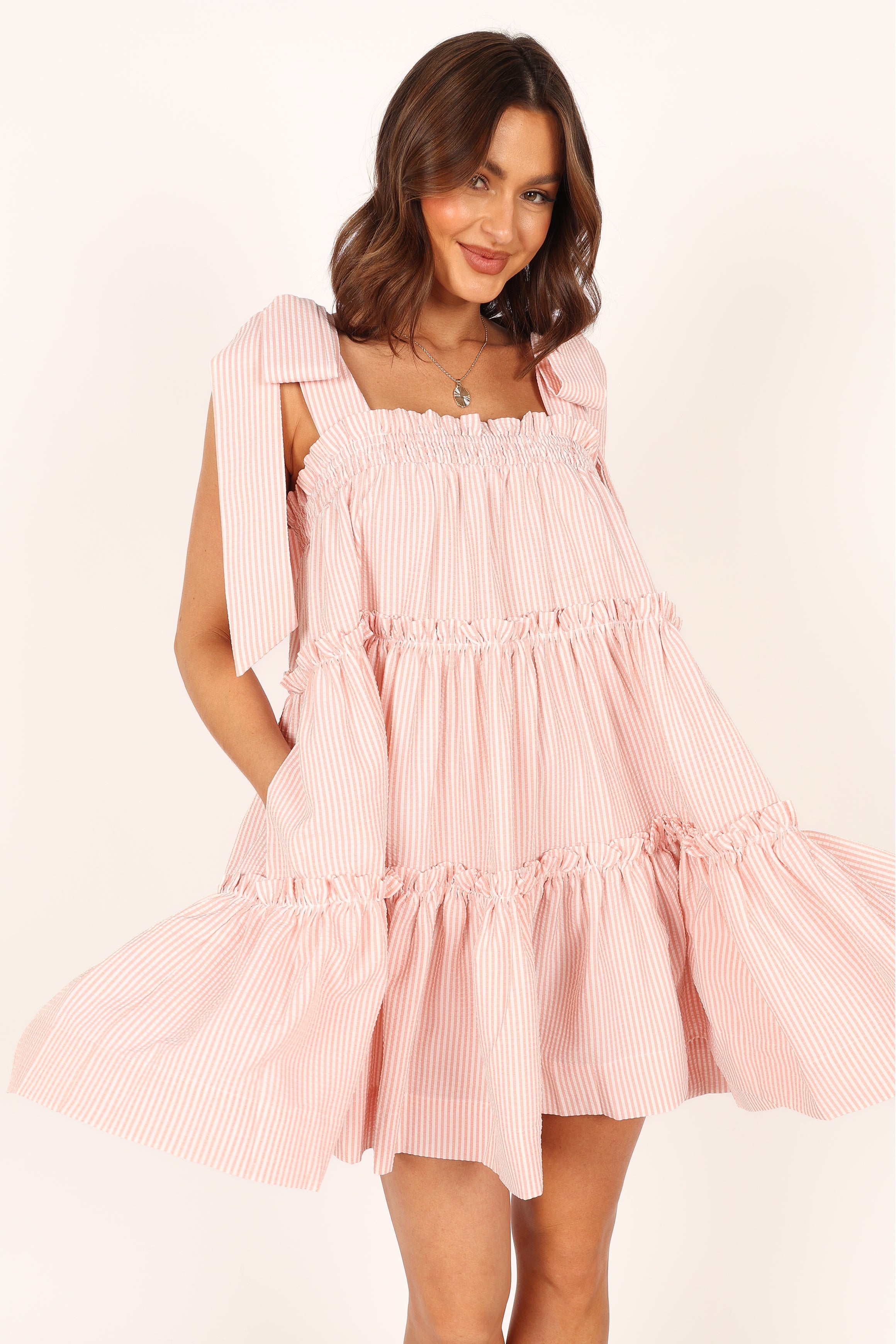 DRESSES @Doria Mini Dress - Pink