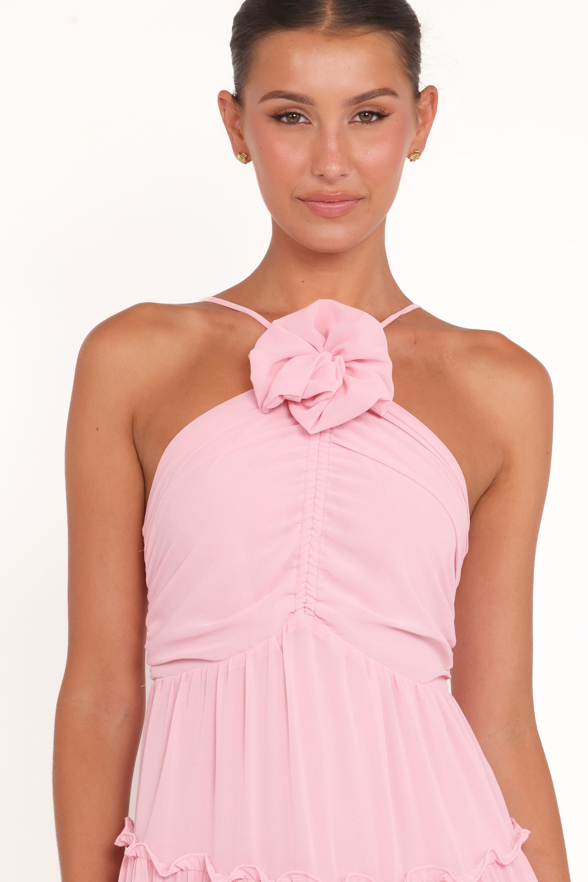 DRESSES Dottie Halterneck Maxi Dress - Pink