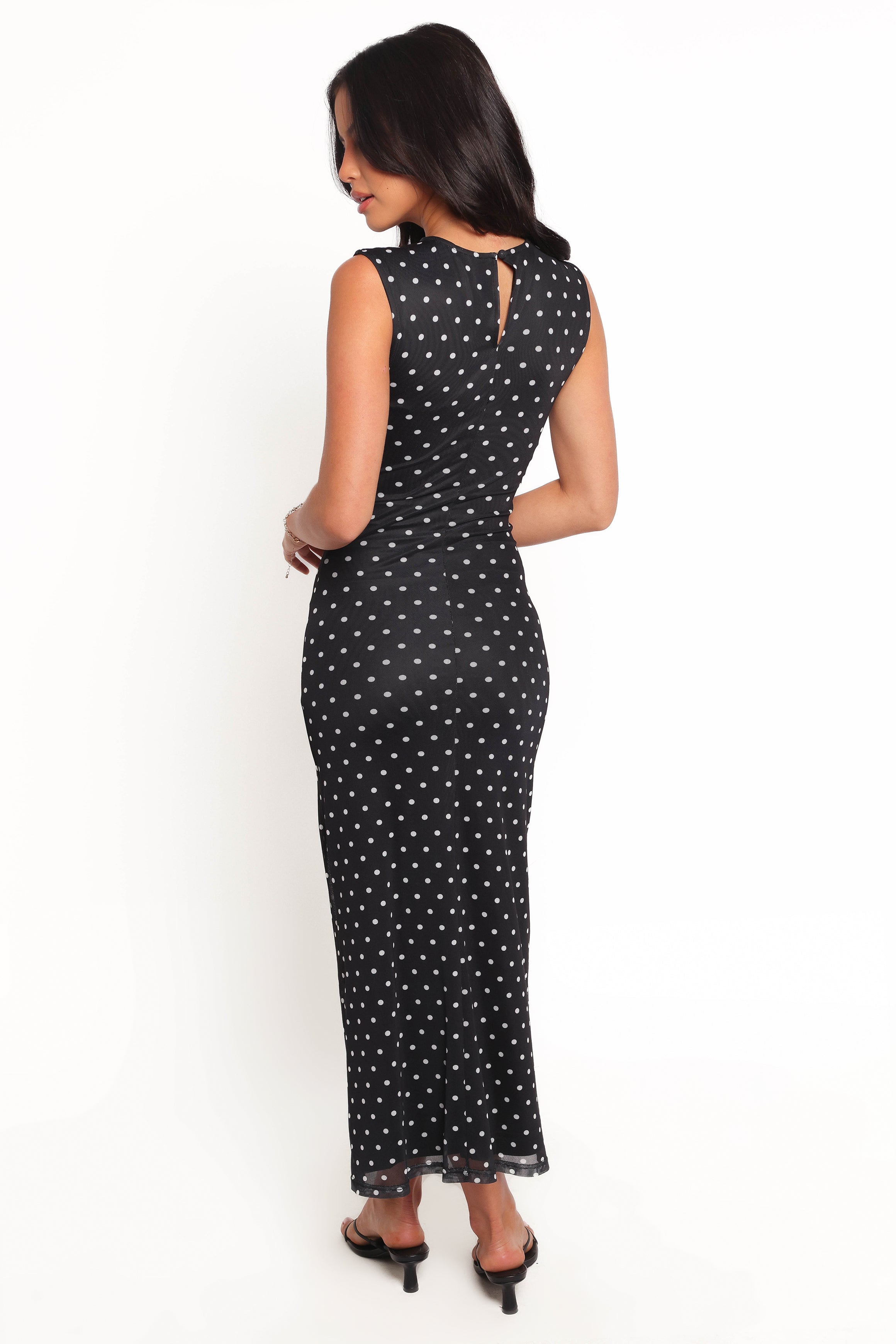 DRESSES Drea Maxi Dress - Black Polka Dot