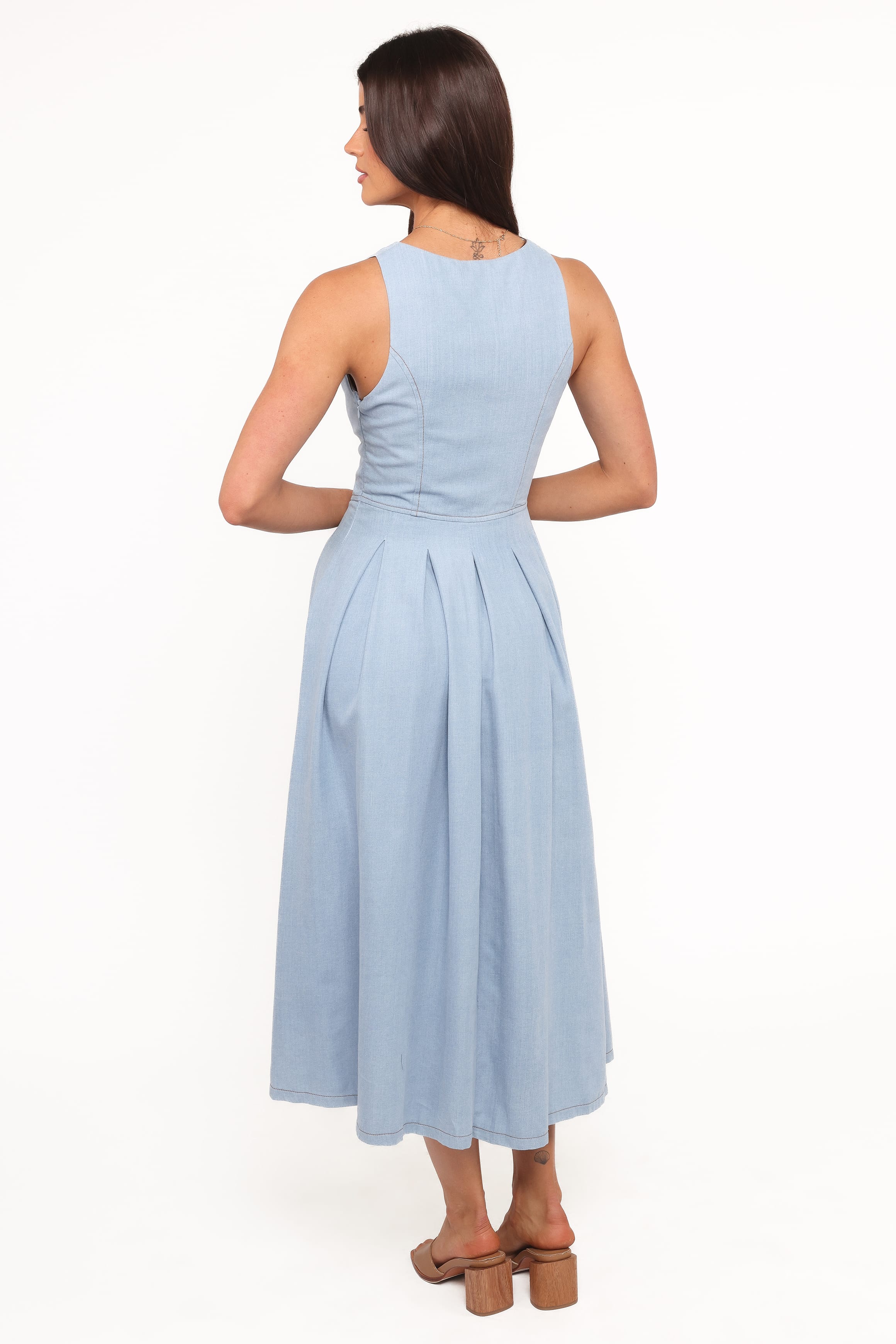 DRESSES Ecoya Midi Dress - Blue