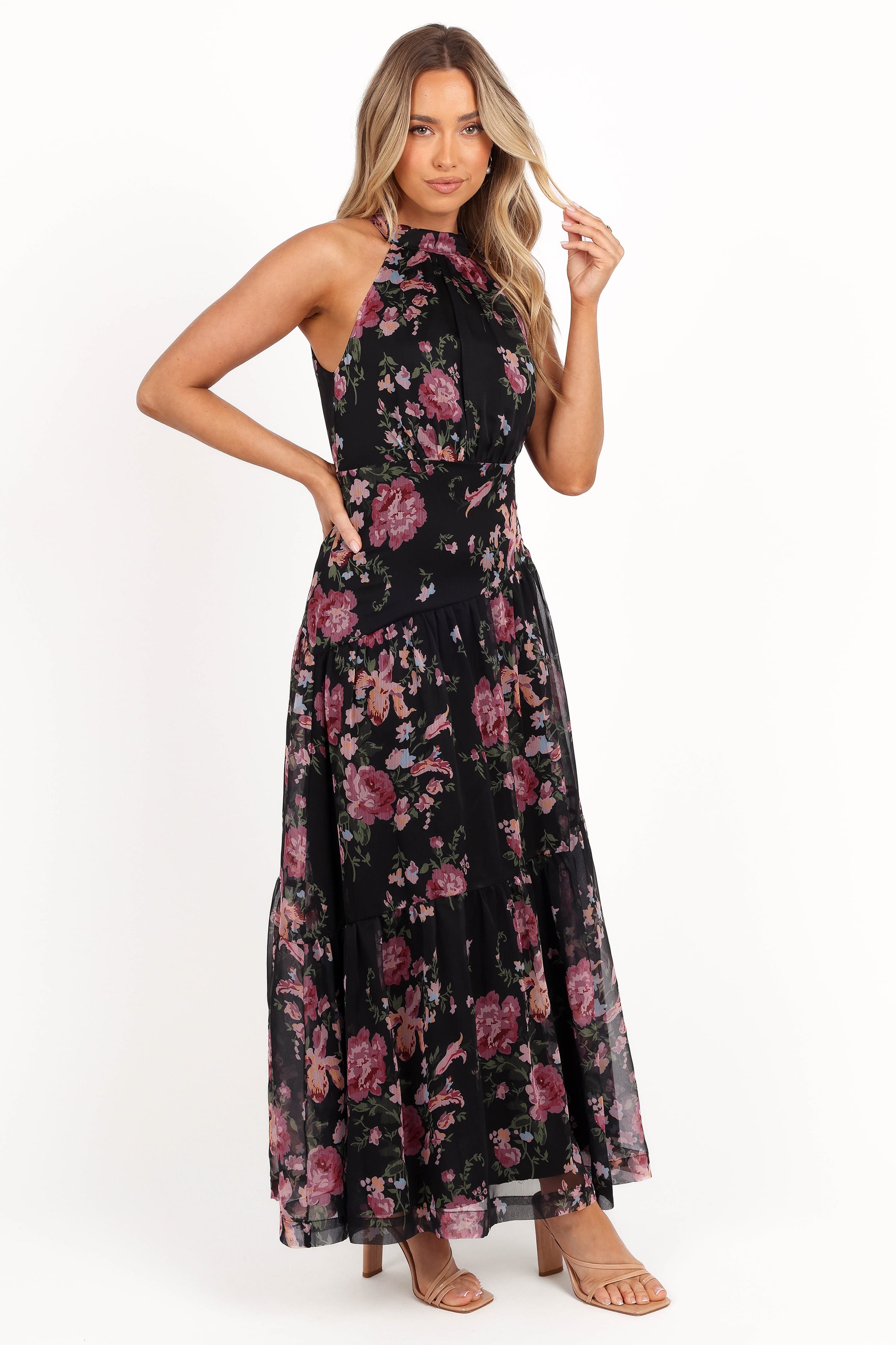 DRESSES Eden Maxi Dress - Black Floral