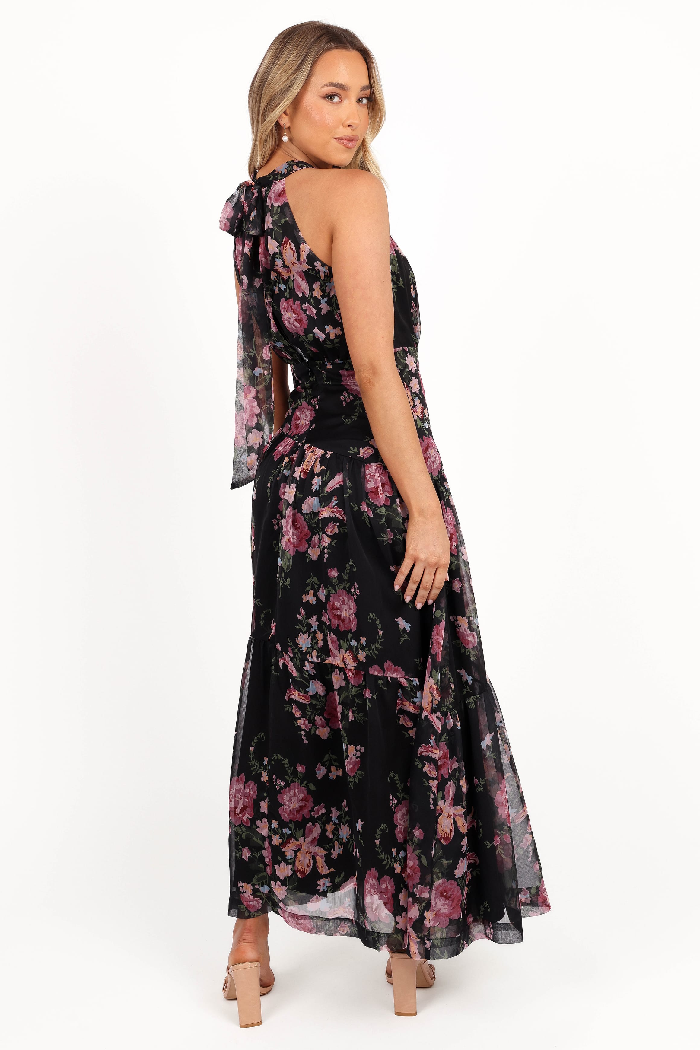 DRESSES Eden Maxi Dress - Black Floral