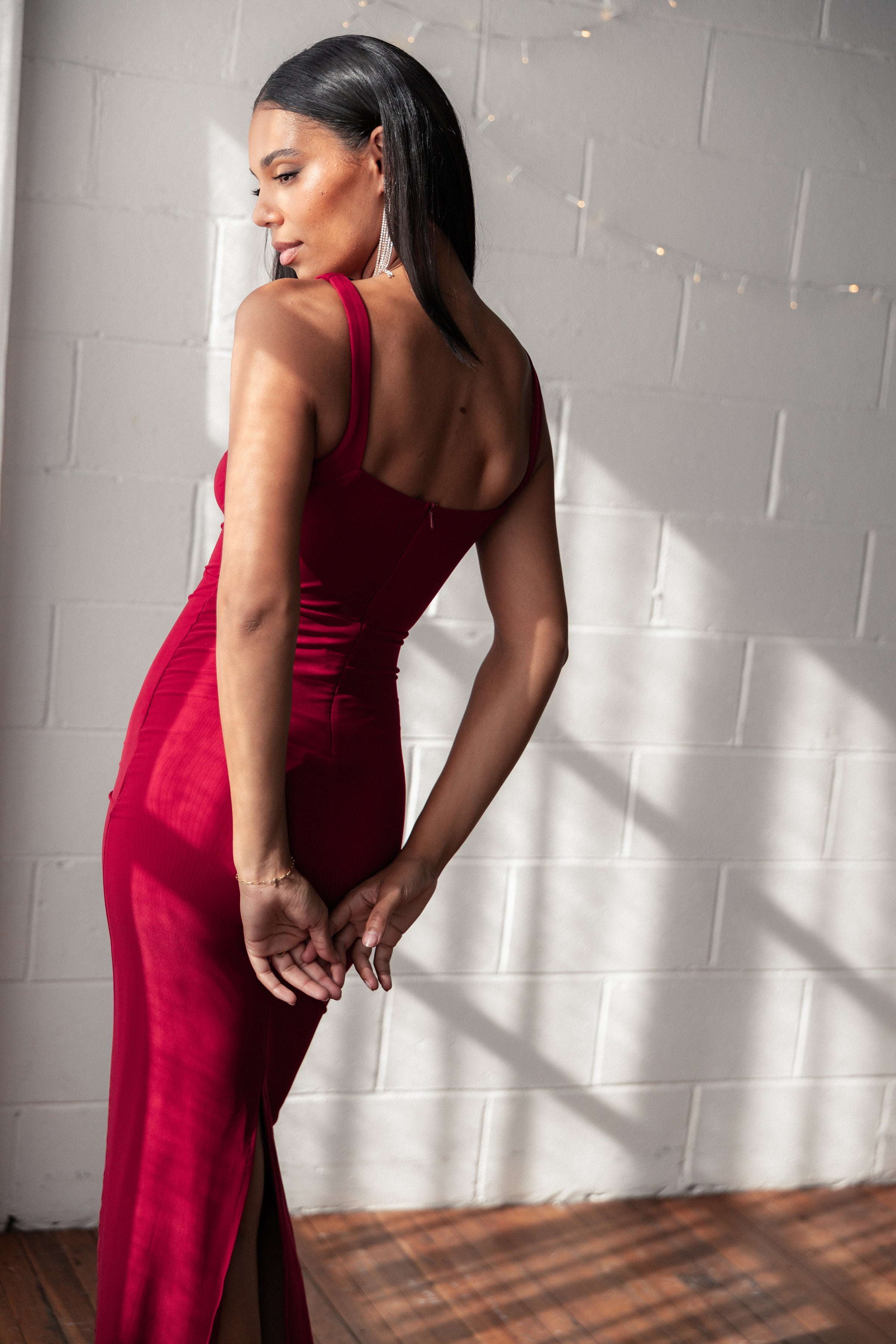 DRESSES Eira Maxi Dress - Wine