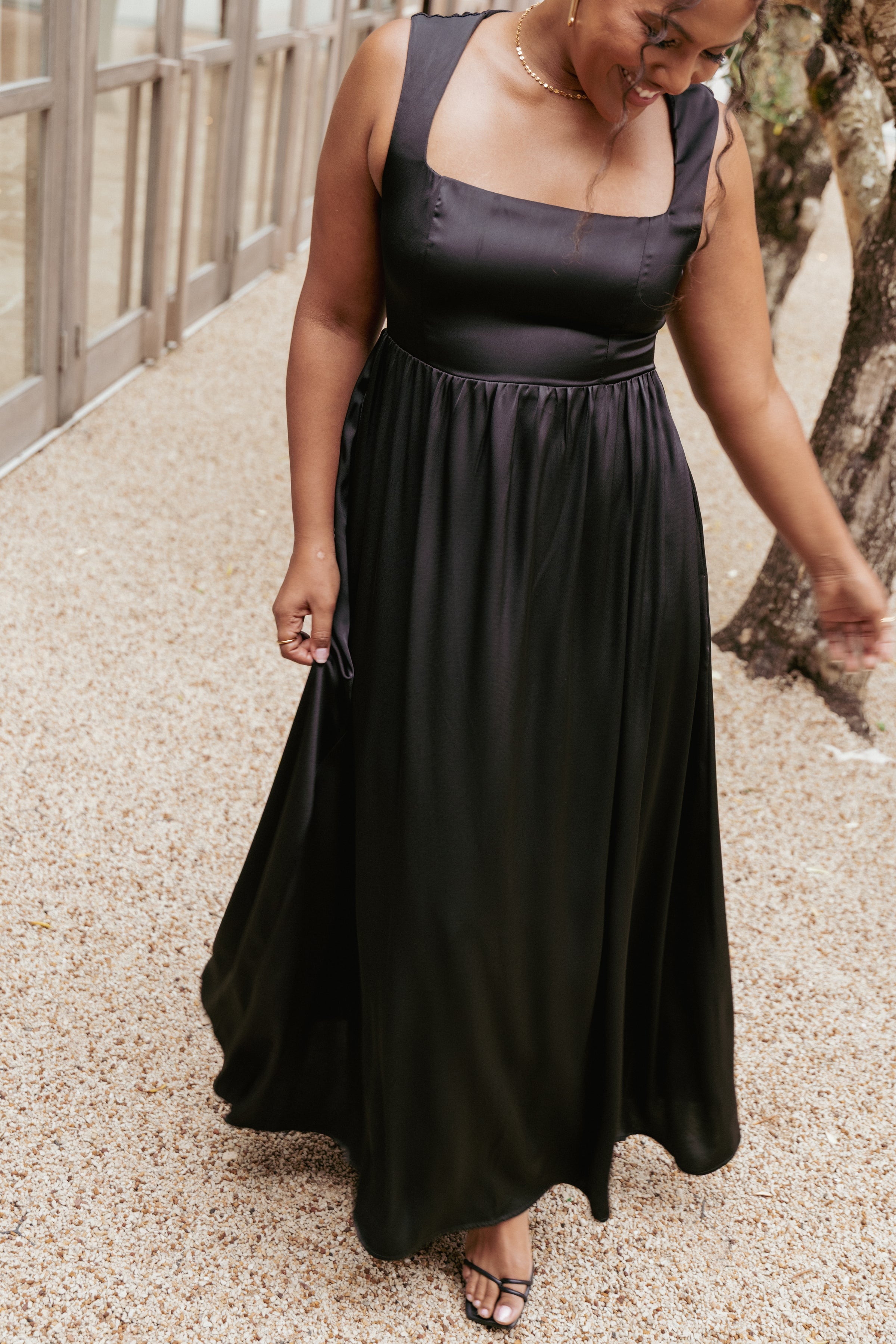 DRESSES Elania Maxi Dress - Black