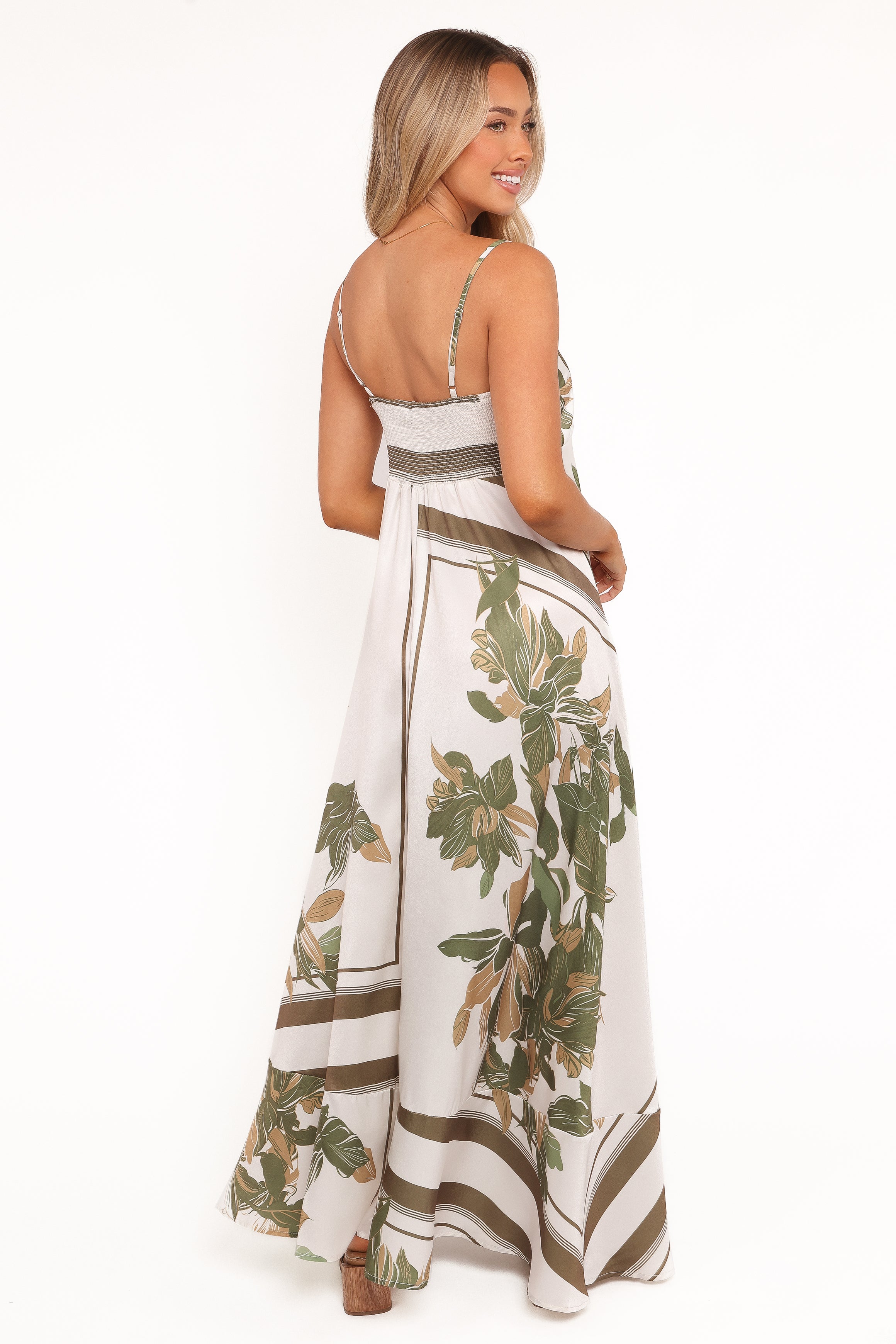 DRESSES Elanor Maxi Dress - Olive Print