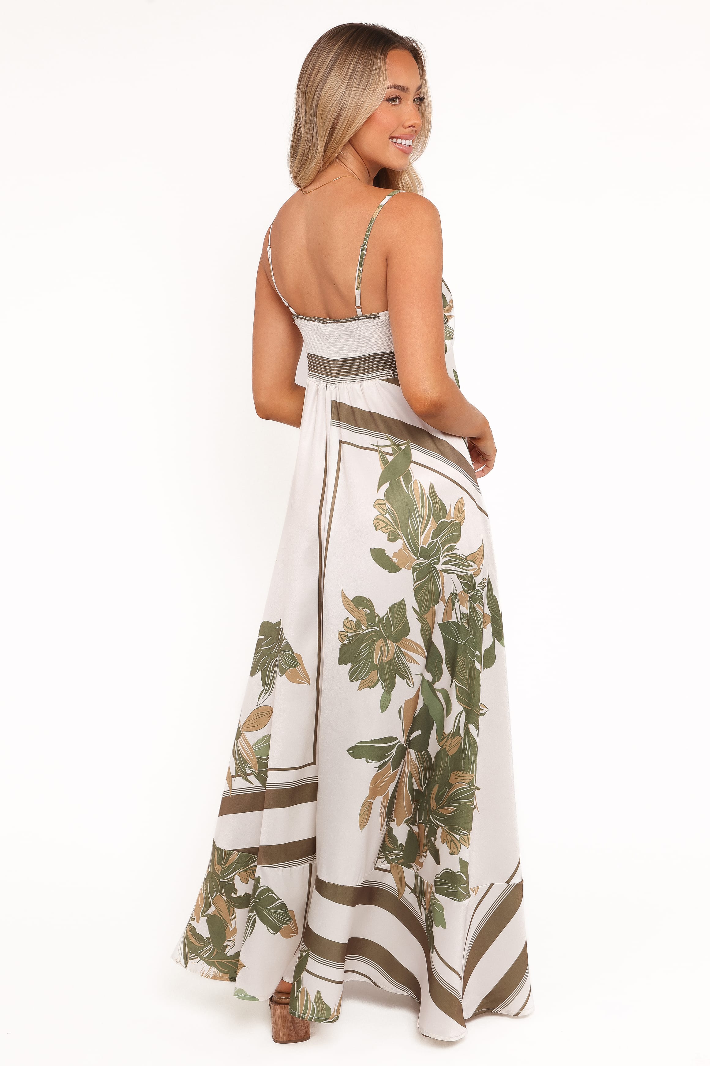 DRESSES Elanor Maxi Dress - Olive Print
