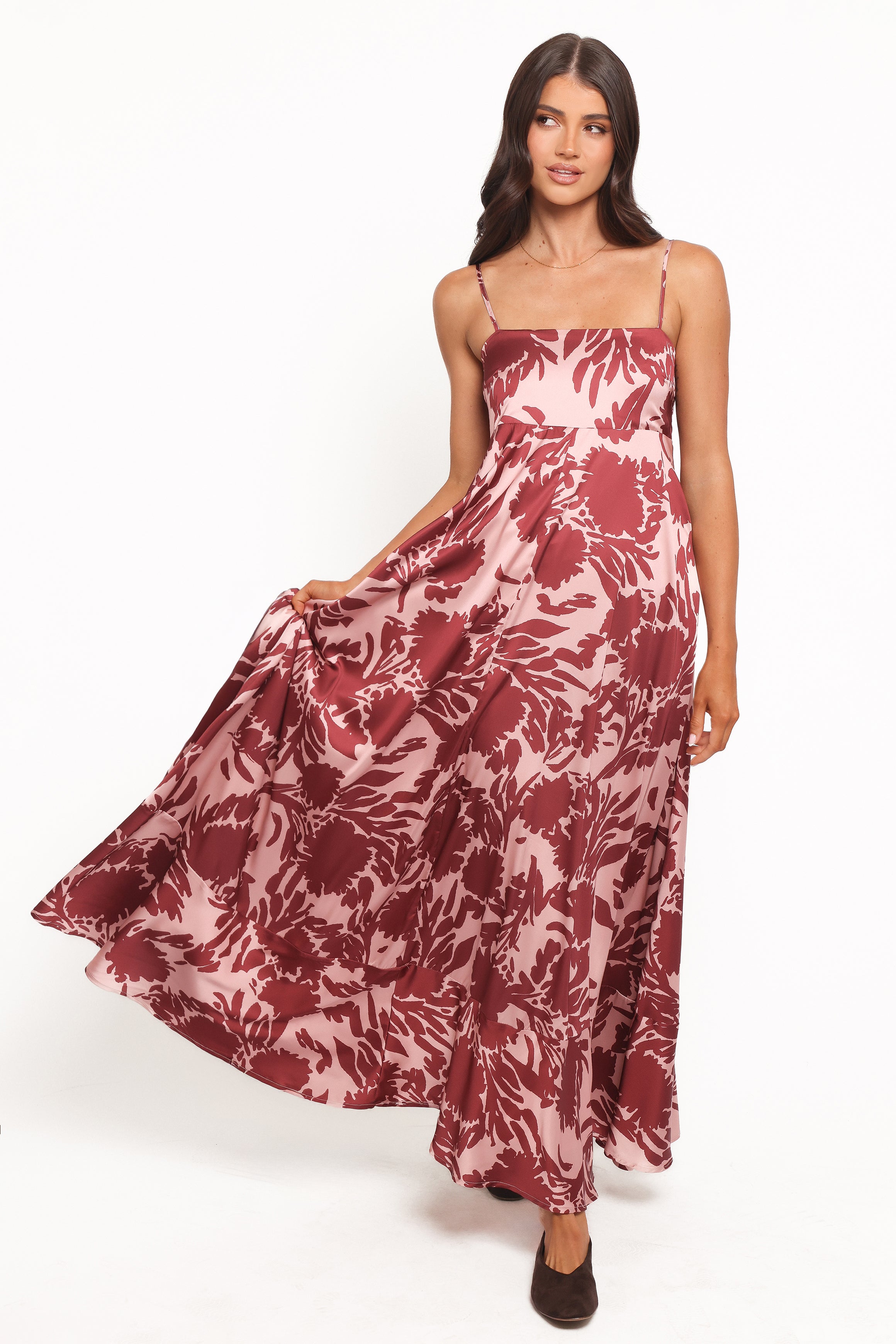 DRESSES Elanor Maxi Dress - Pale Burgundy