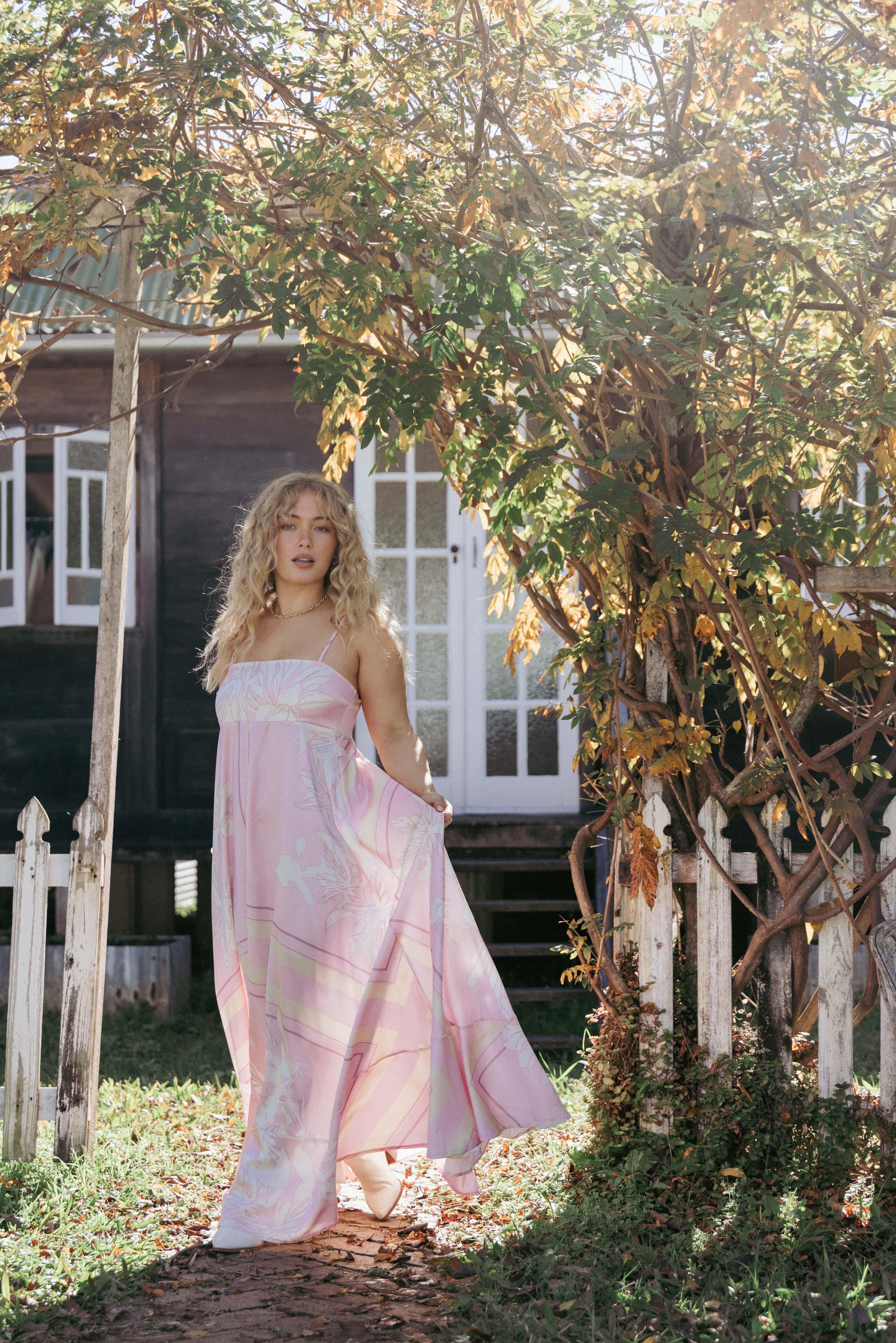 DRESSES Elanor Maxi Dress - Pale Pink