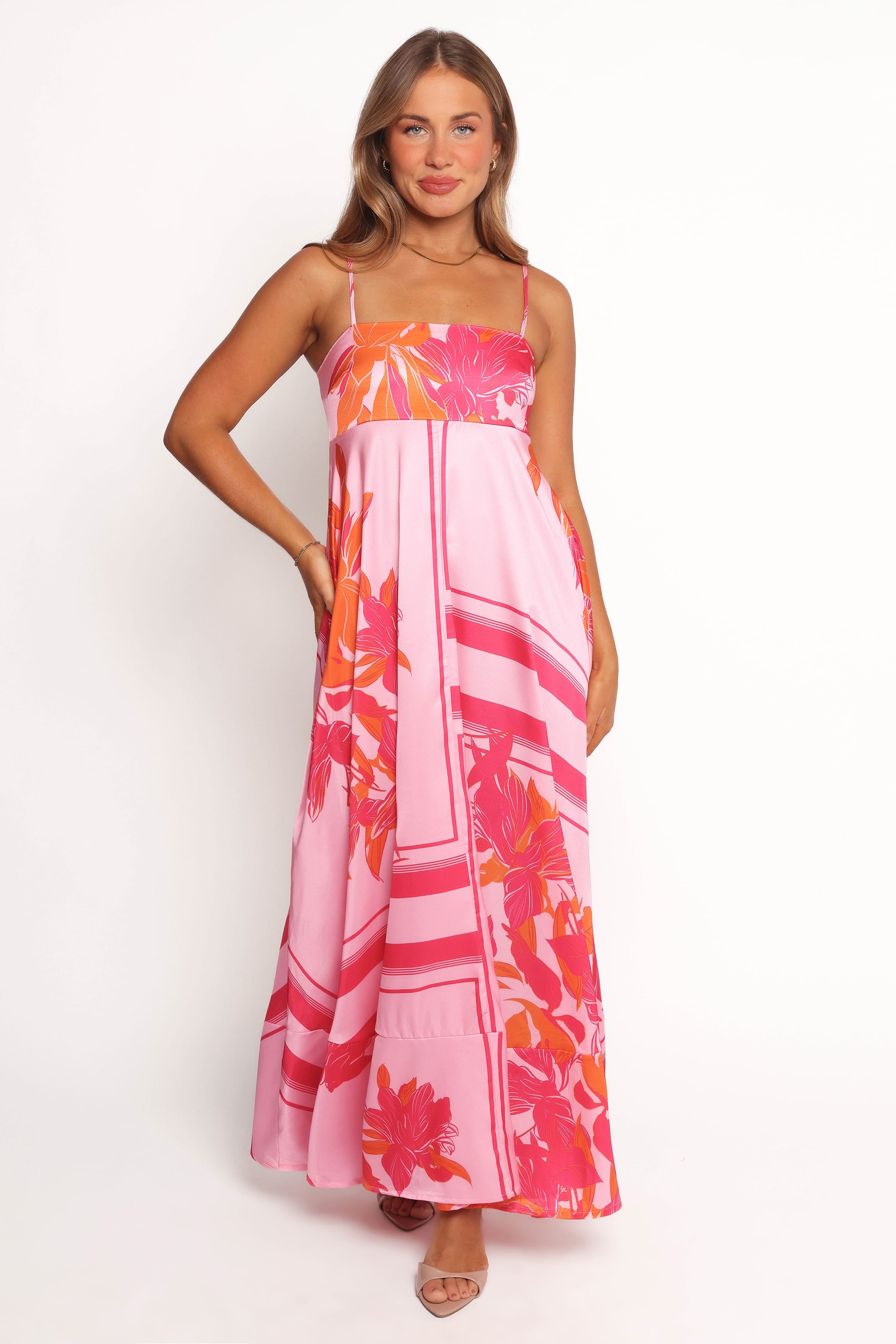 DRESSES Elanor Maxi Dress - Pink/Orange