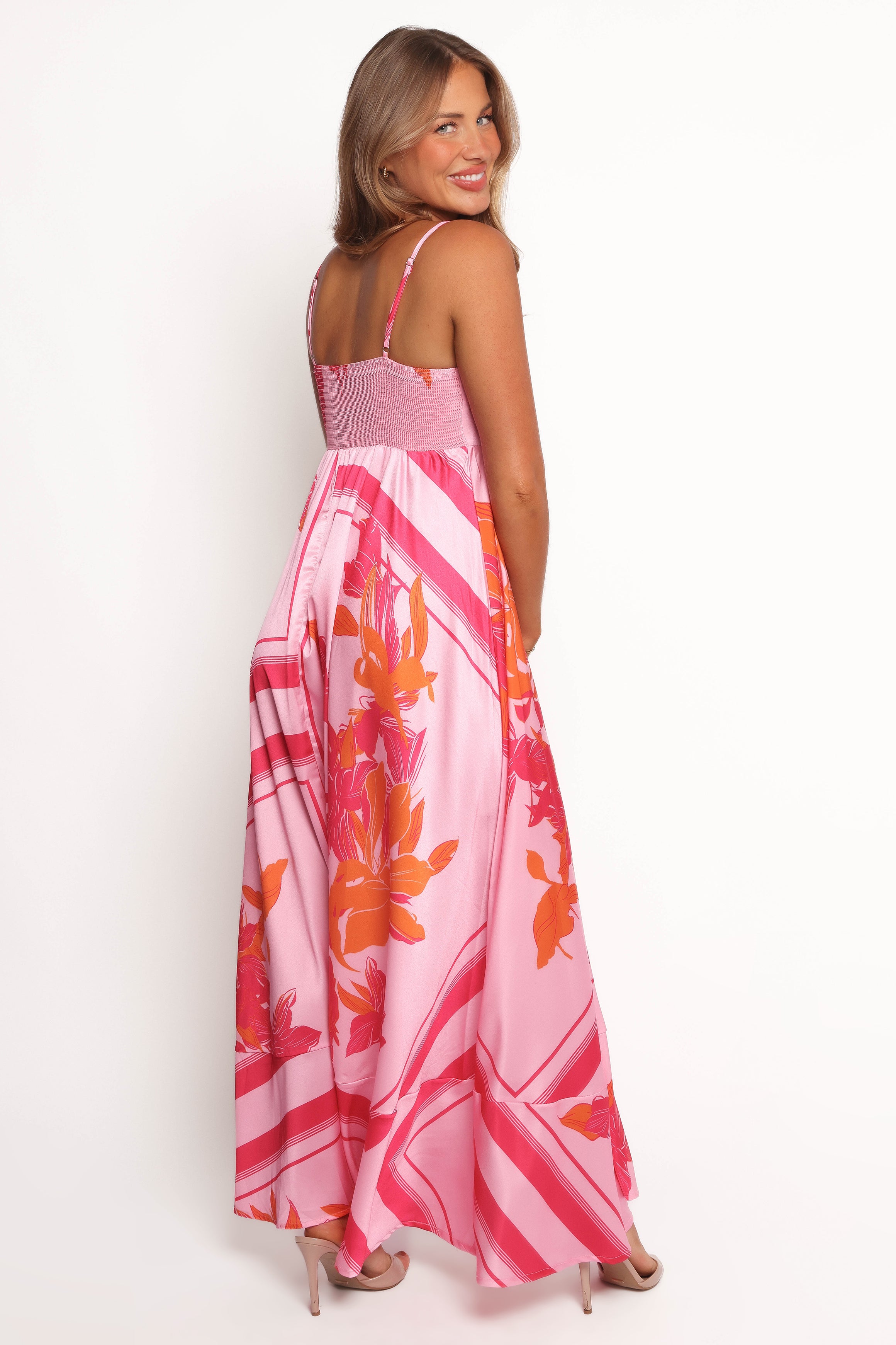 DRESSES Elanor Maxi Dress - Pink/Orange