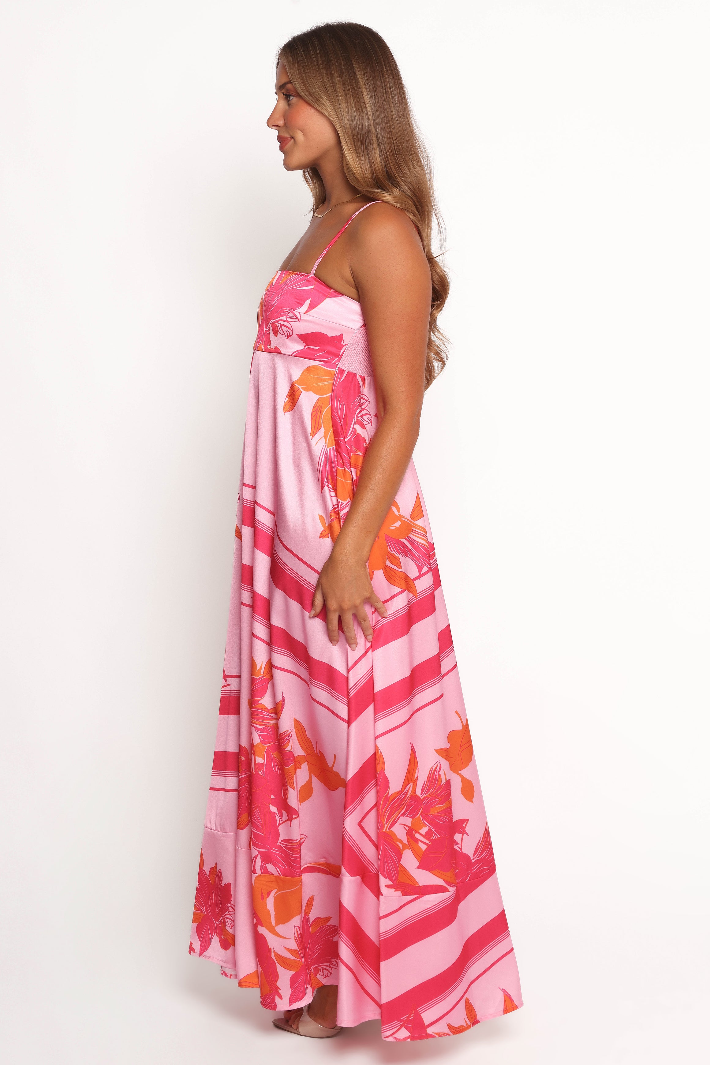 DRESSES Elanor Maxi Dress - Pink/Orange