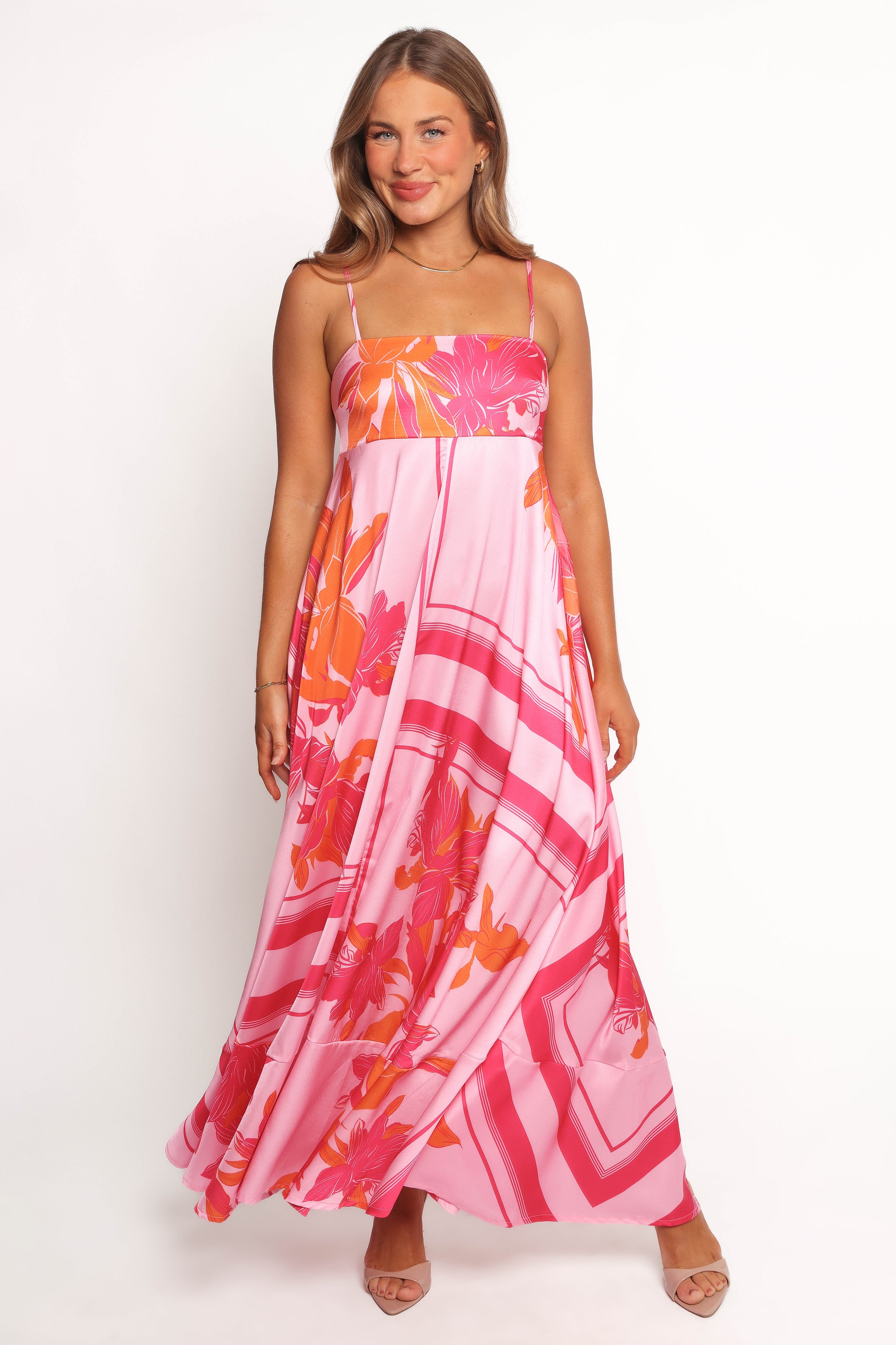 DRESSES Elanor Maxi Dress - Pink/Orange