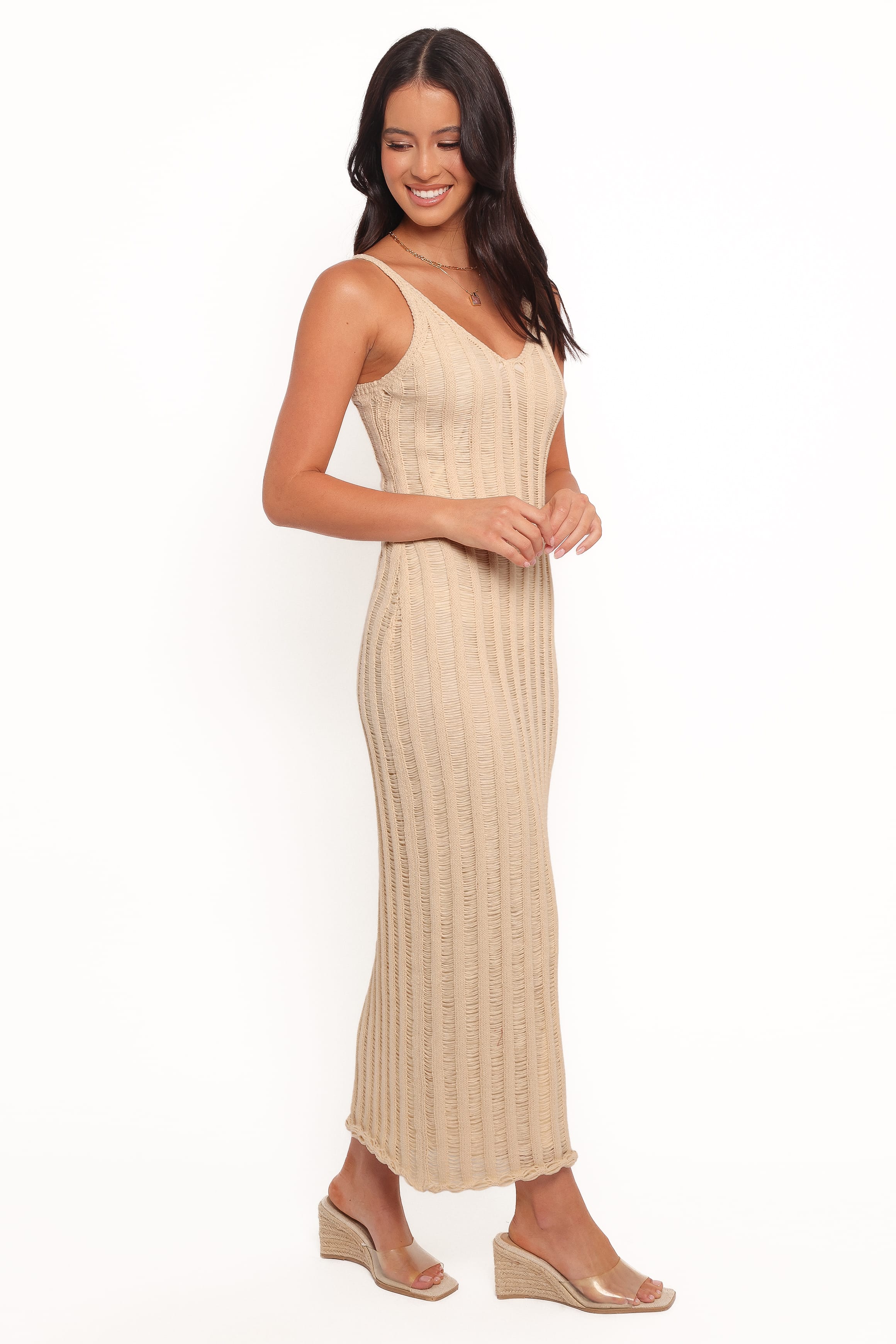 DRESSES Eleanor Maxi Dress - Beige