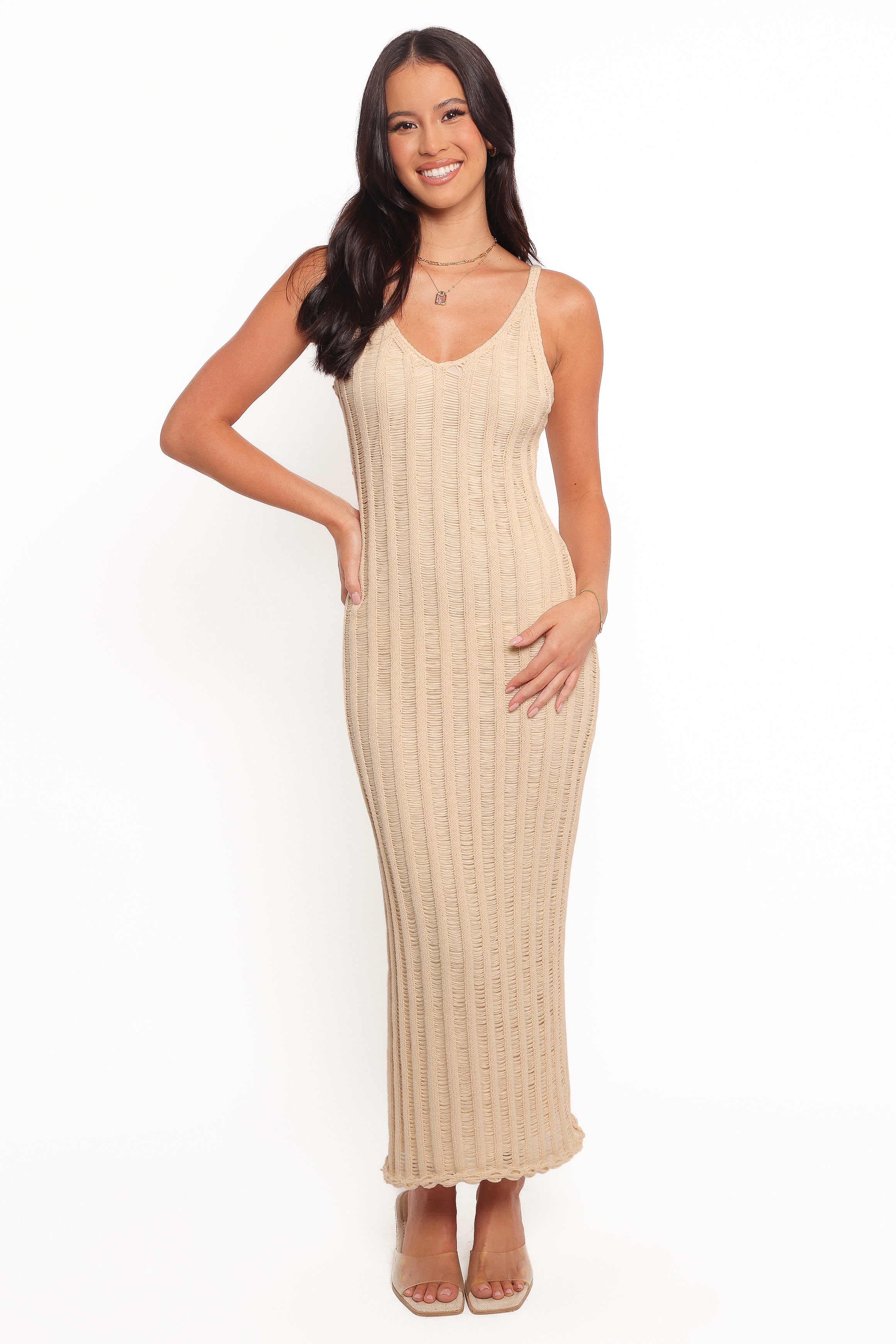 DRESSES Eleanor Maxi Dress - Beige