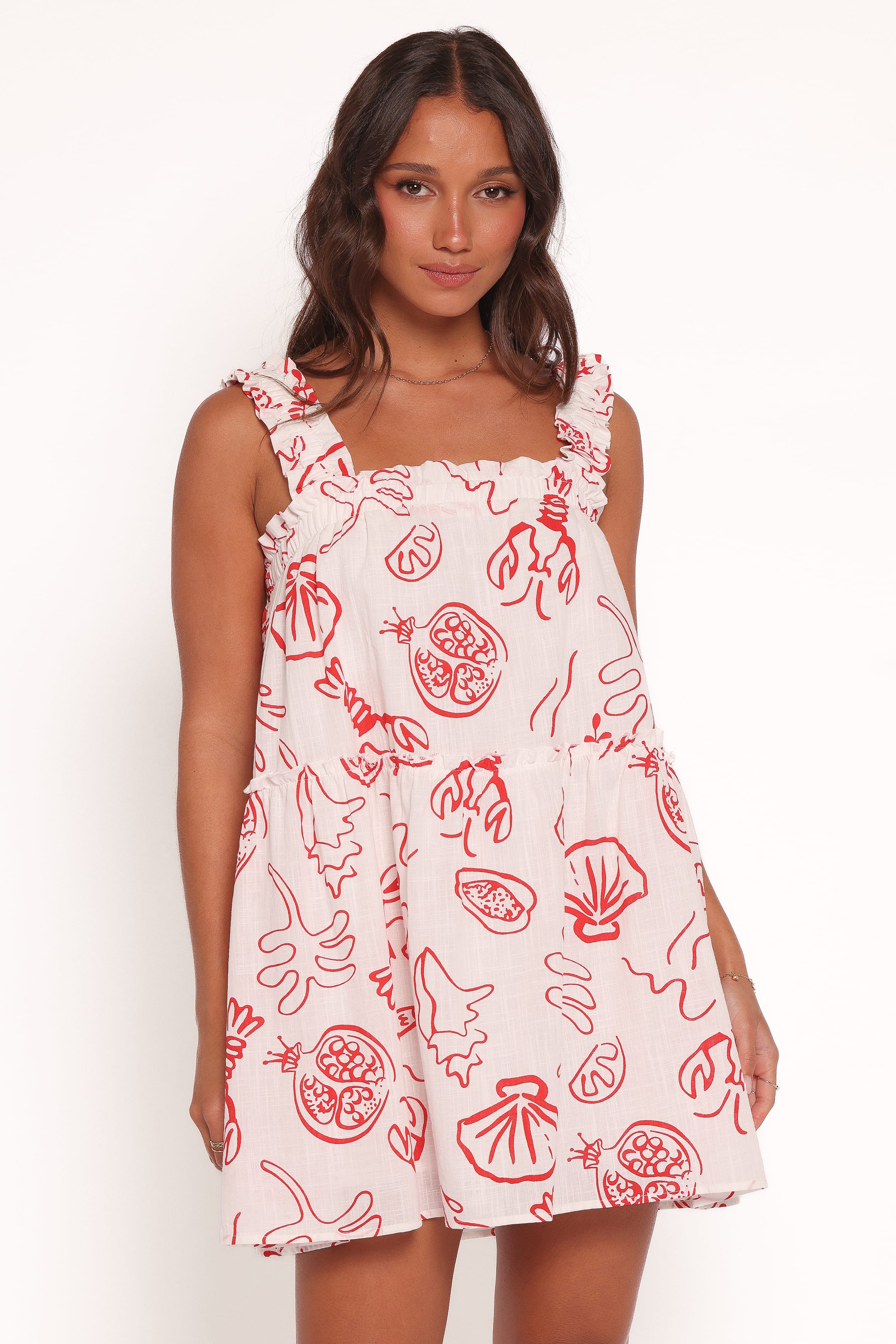 DRESSES Elena Mini Dress - Red Lobster