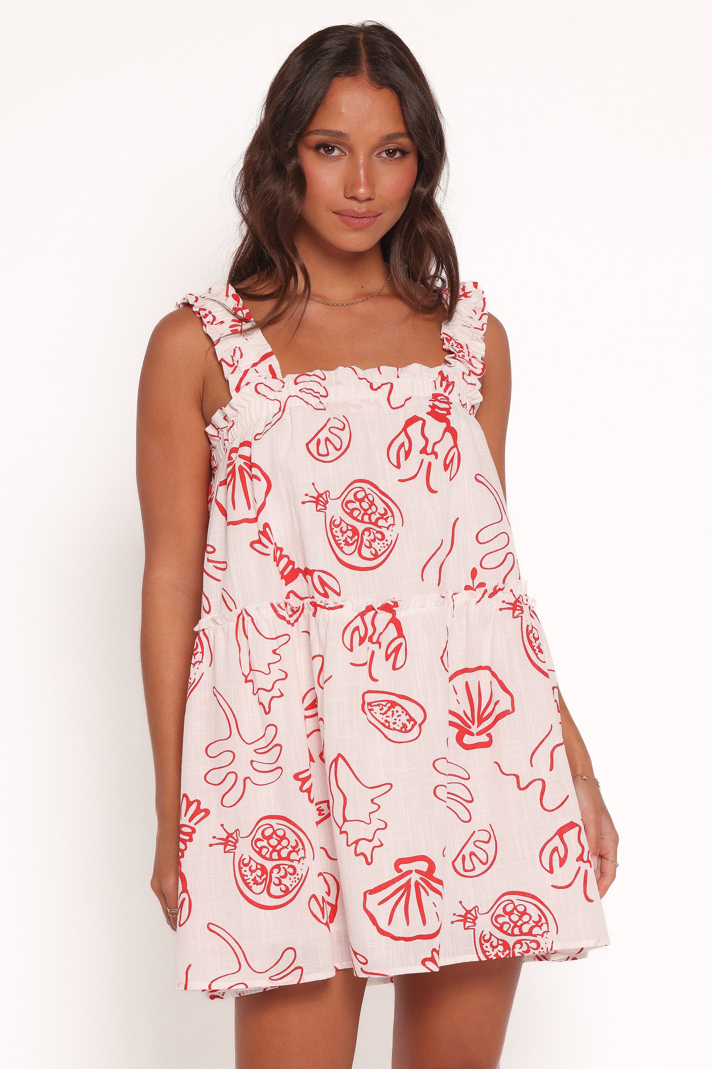 DRESSES Elena Mini Dress - Red Lobster
