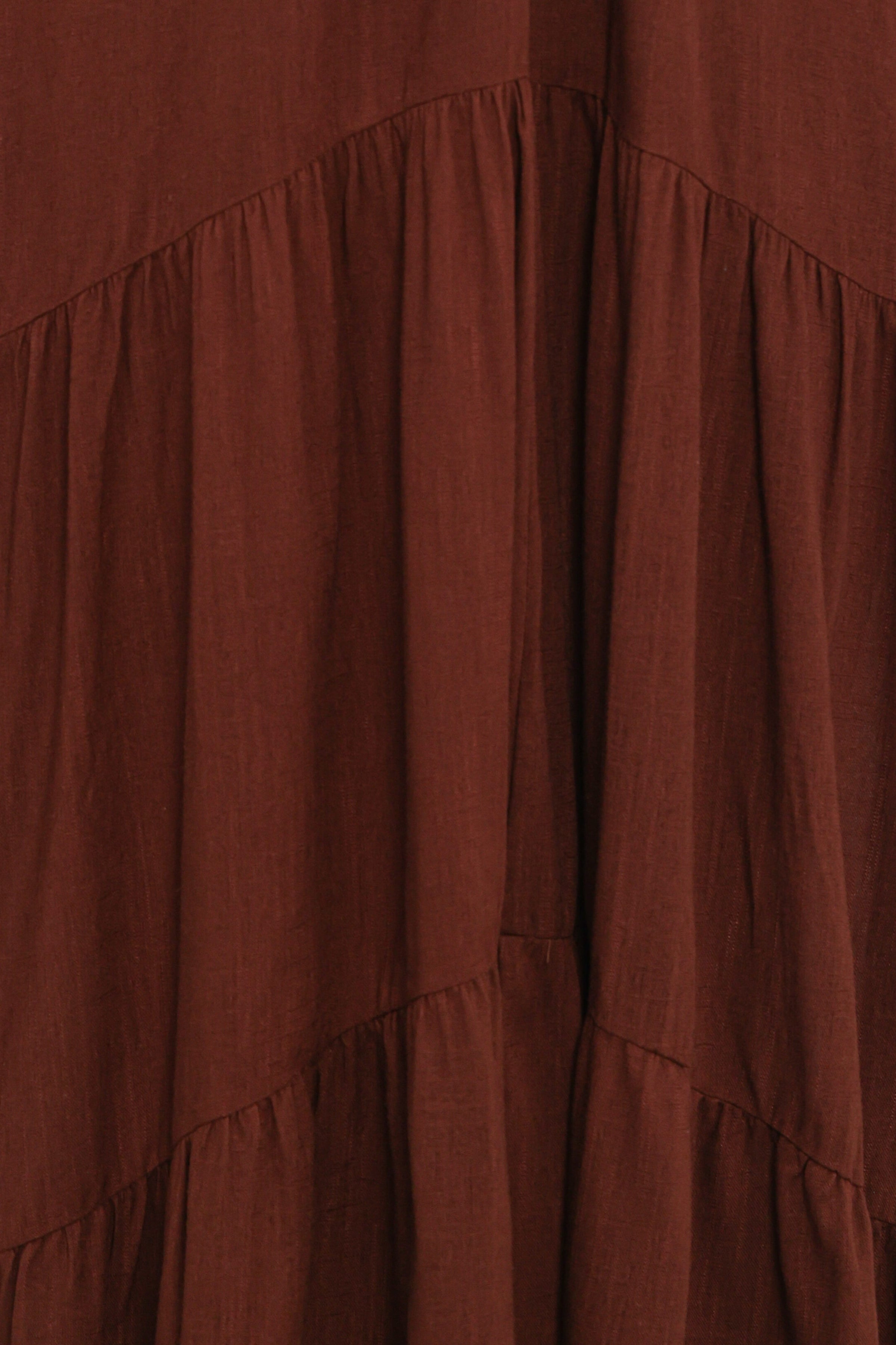DRESSES Eleonara Midi Dress - Chocolate