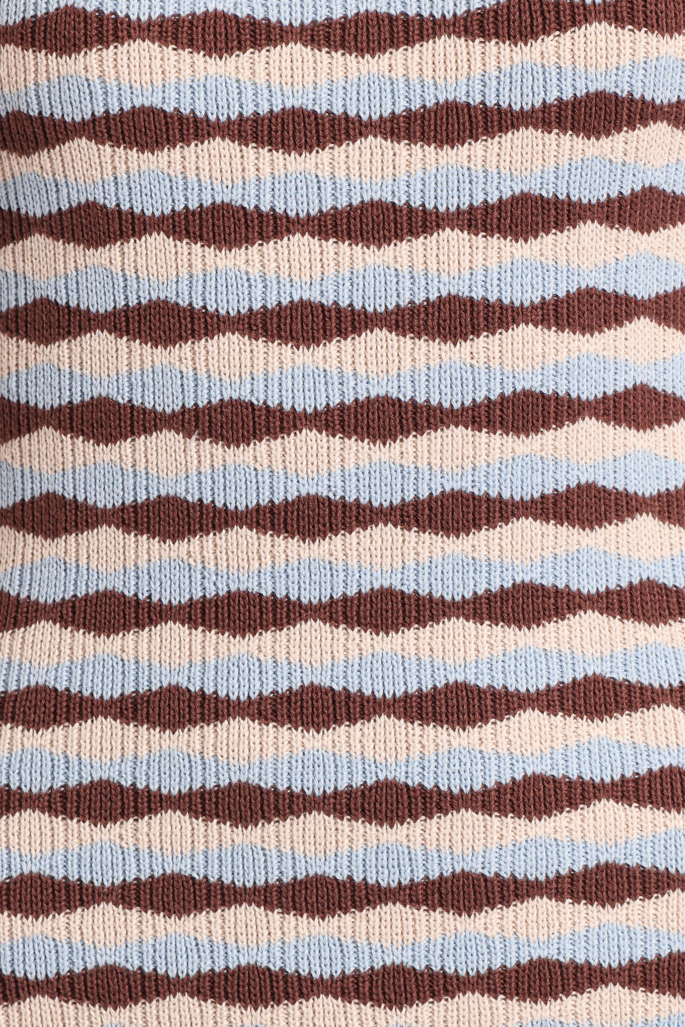 DRESSES Elfrida Knit Mini Dress - Blue/Brown