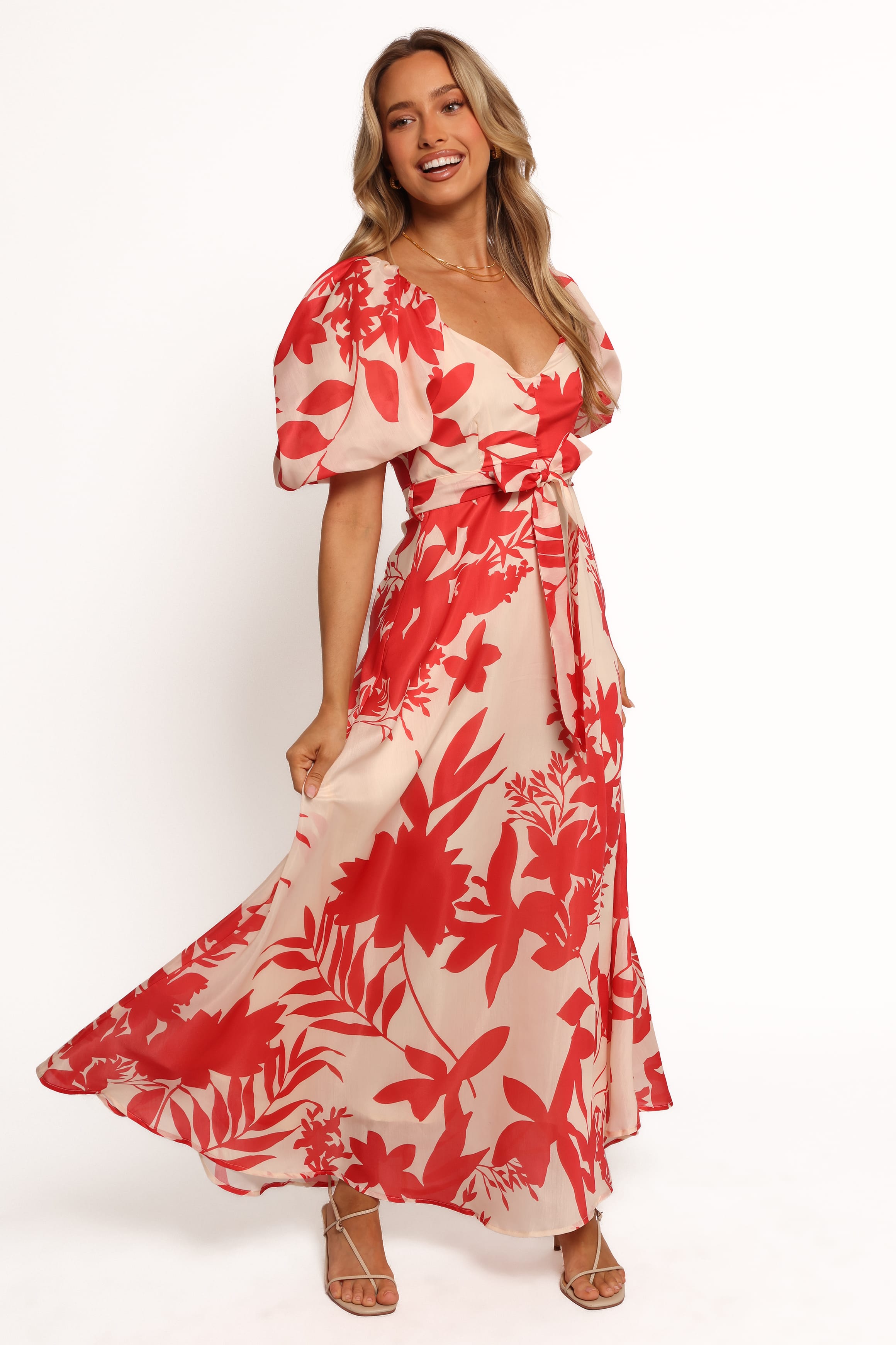 DRESSES Ellery Midi Dress - Red Floral