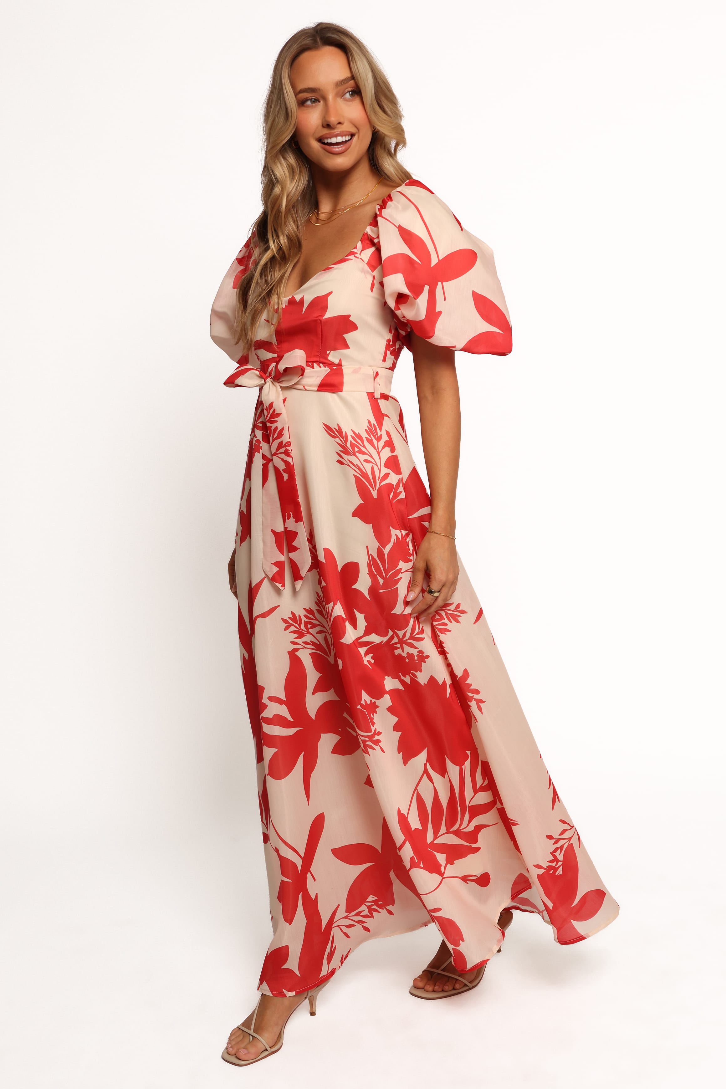 DRESSES Ellery Midi Dress - Red Floral