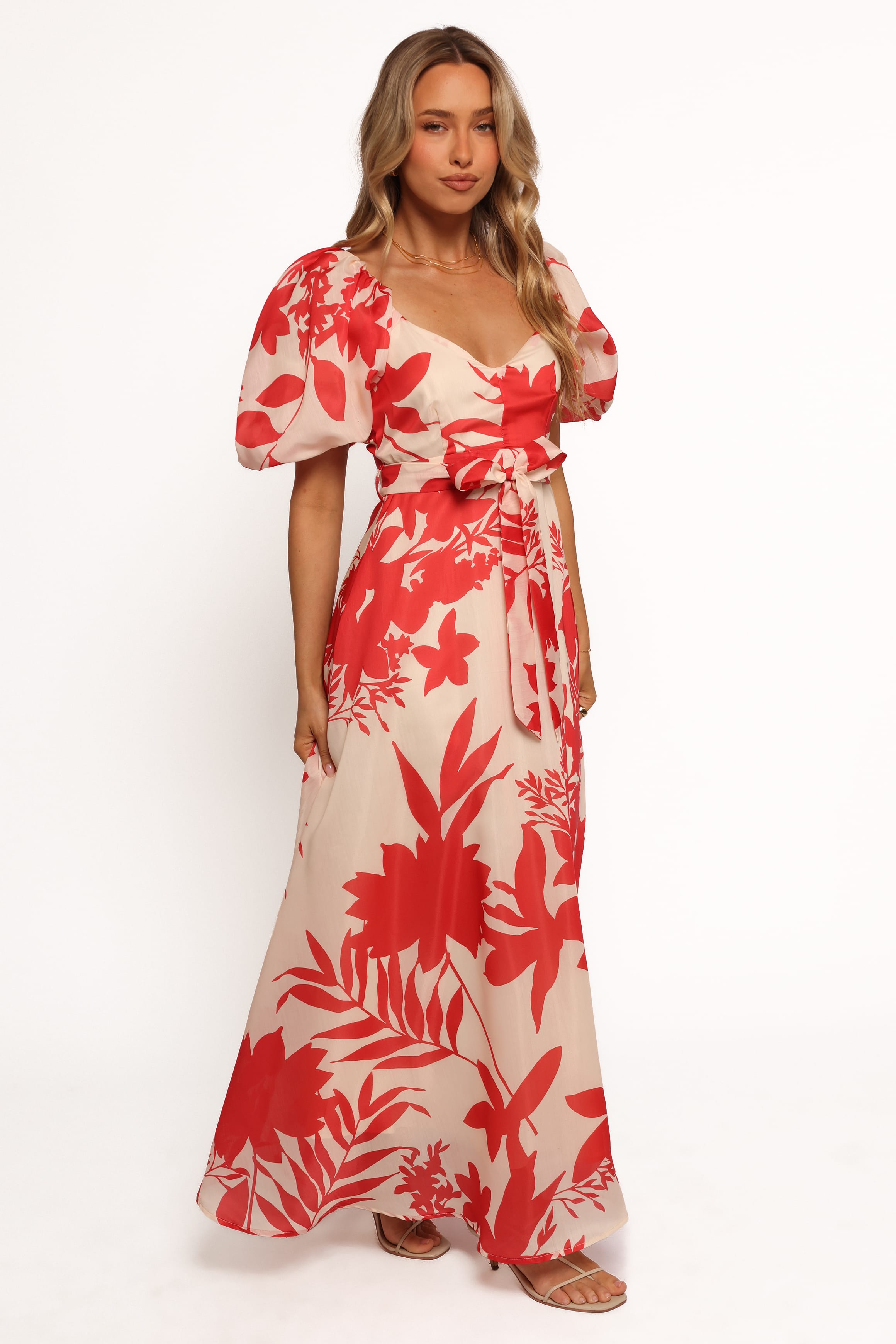 DRESSES Ellery Midi Dress - Red Floral