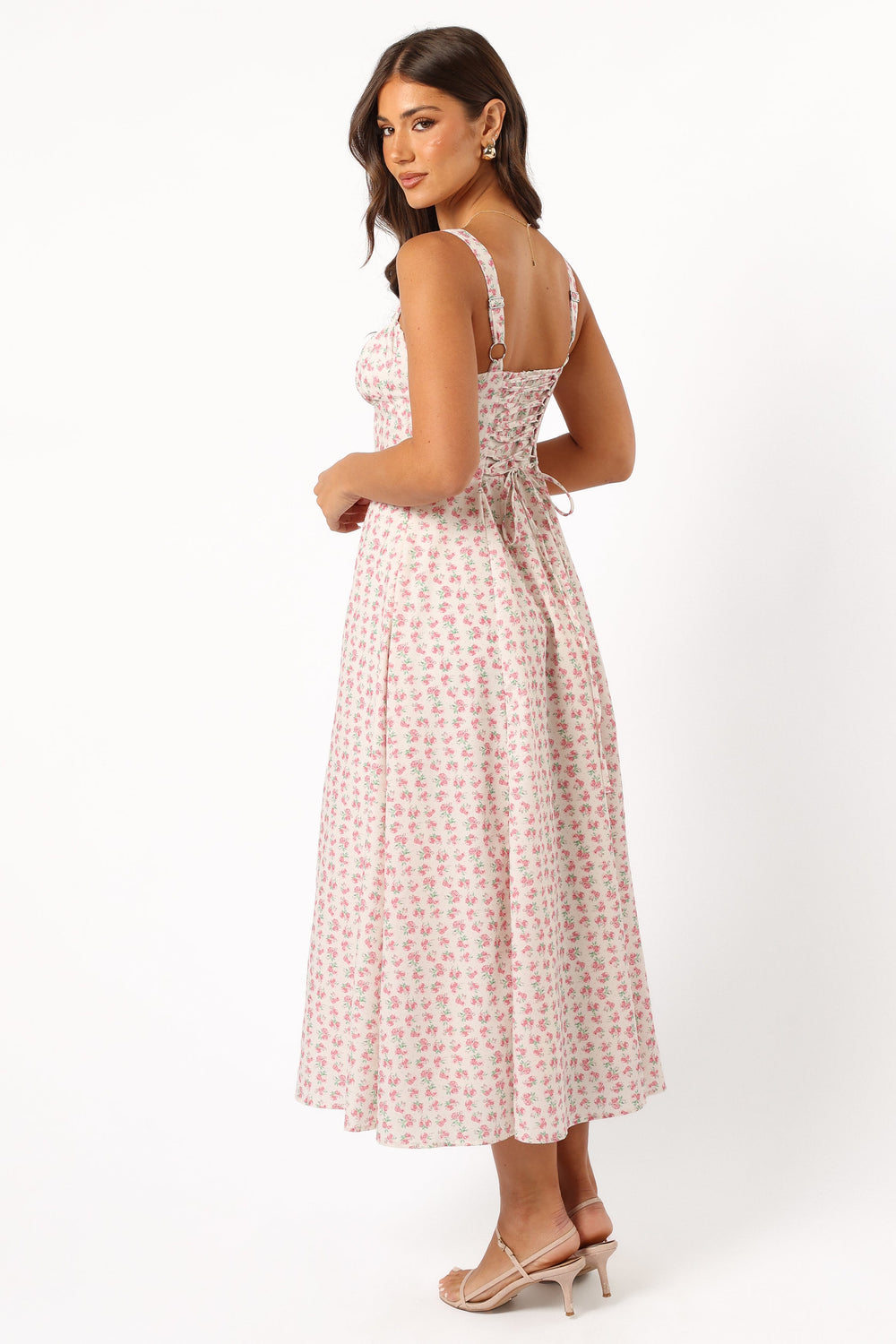 Collective Dress - Elodie Midi Dress - Pink Floral image 6