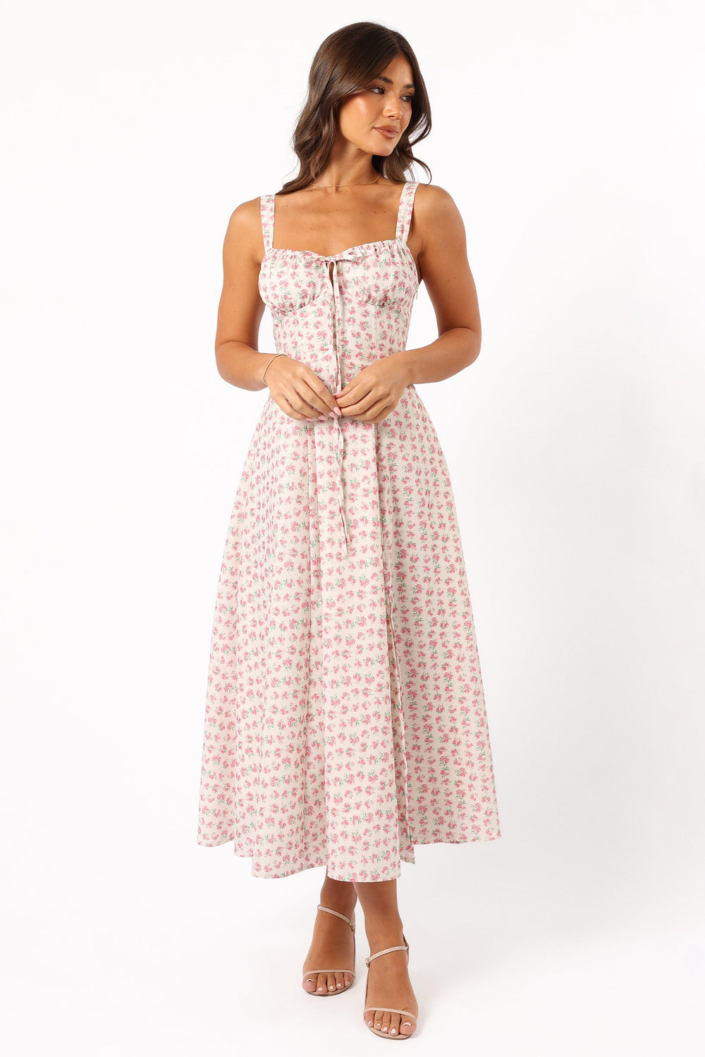 Collective Dress - Elodie Midi Dress - Pink Floral image 4