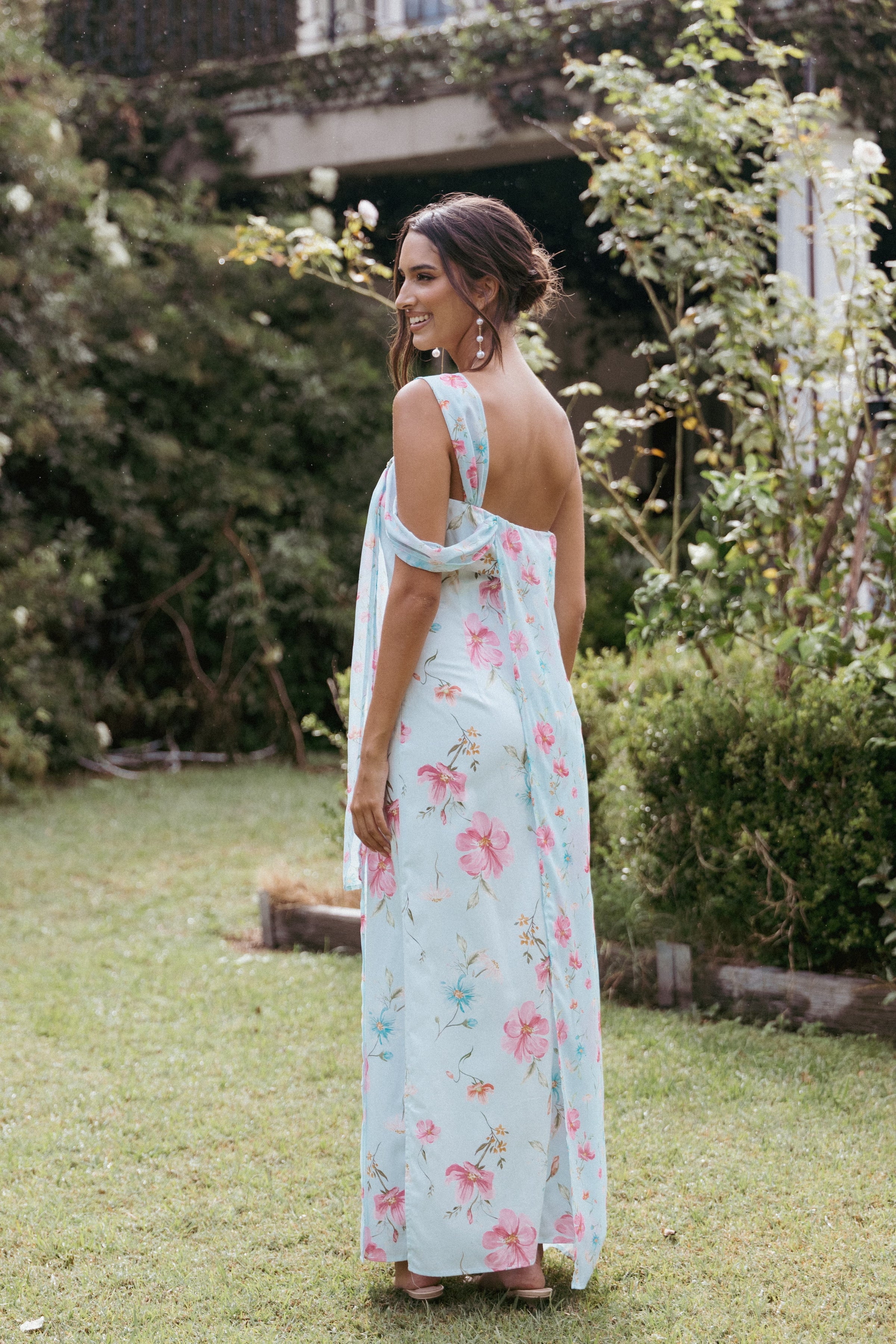 DRESSES Eloisa Maxi Dress - Blue Floral