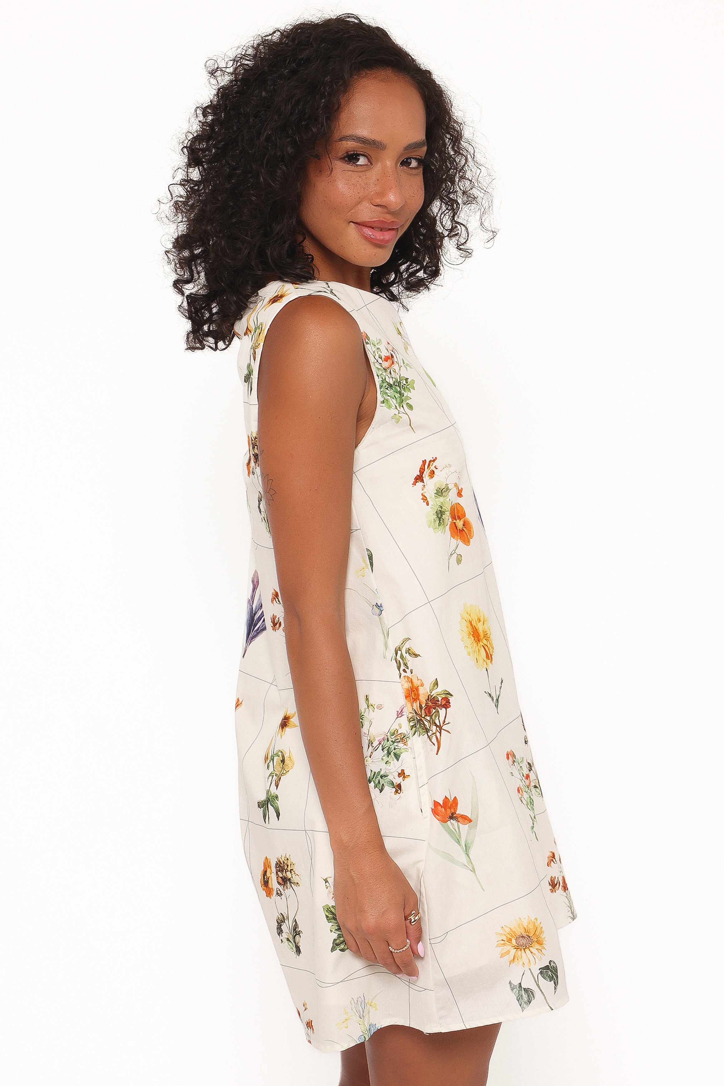 DRESSES Elordi Mini Dress - Multi Flowers