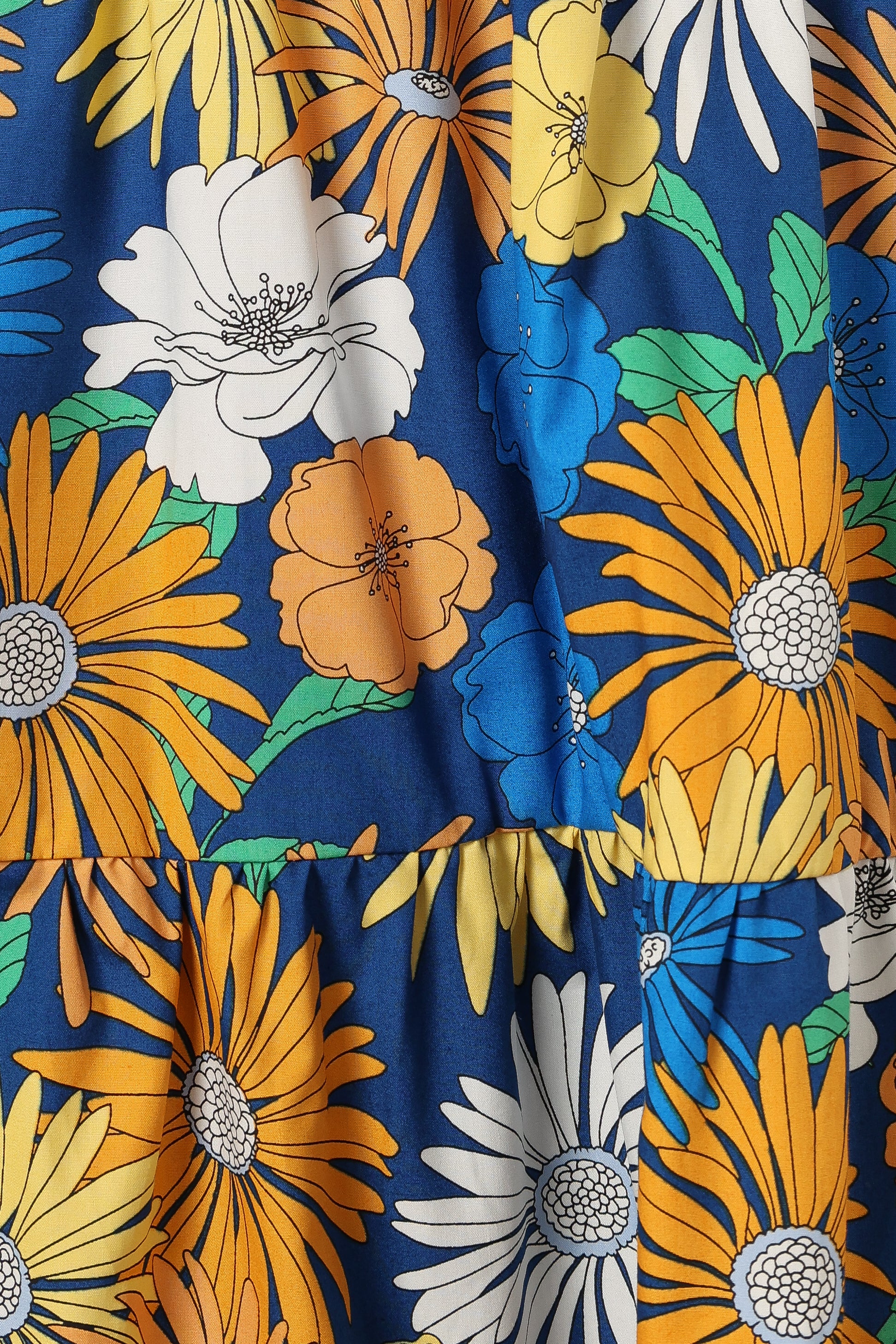 DRESSES Elsie Short Sleeve Maxi Dress - Denim Blue