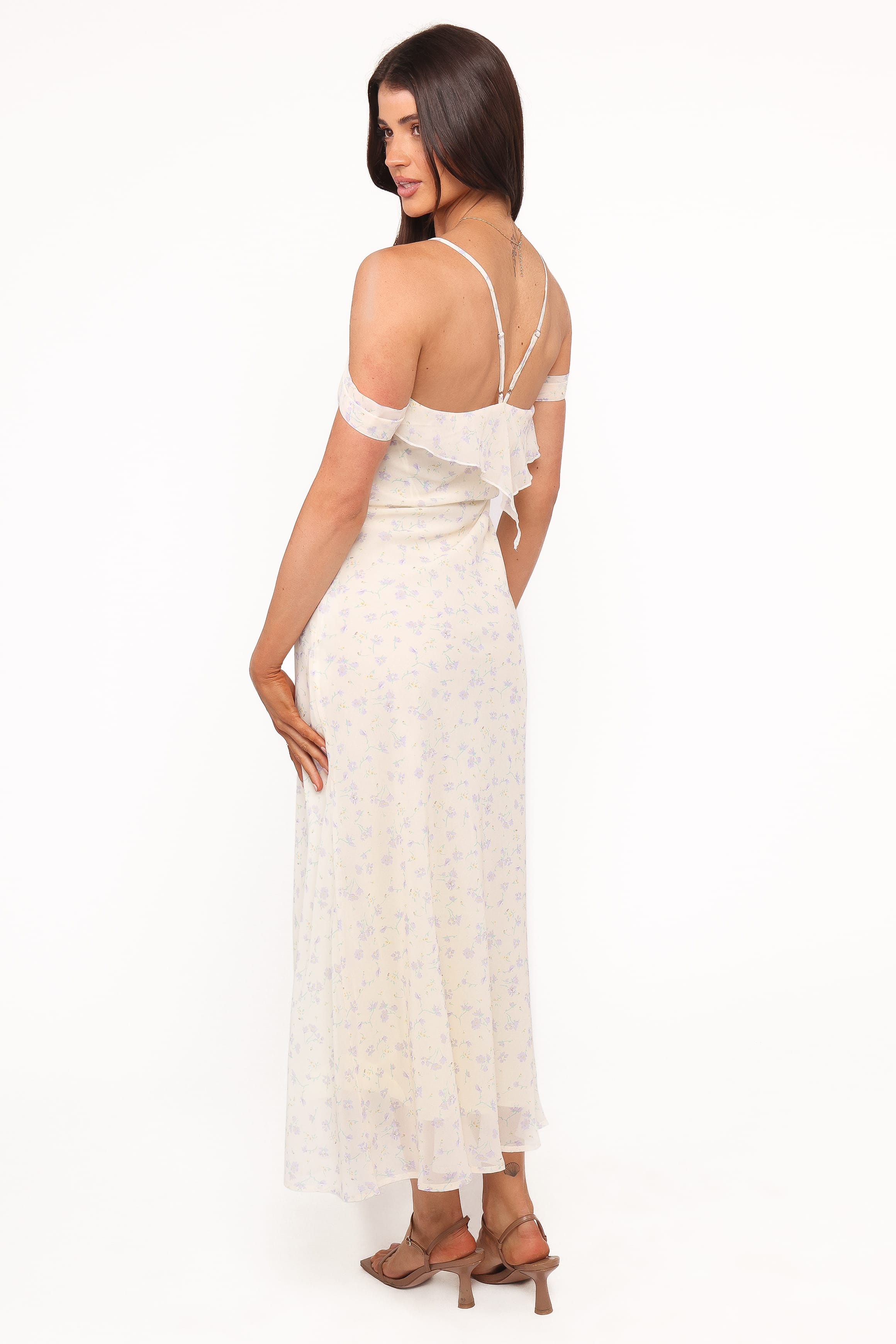 DRESSES Elwood Midi Dress - Yellow Ditsy Floral