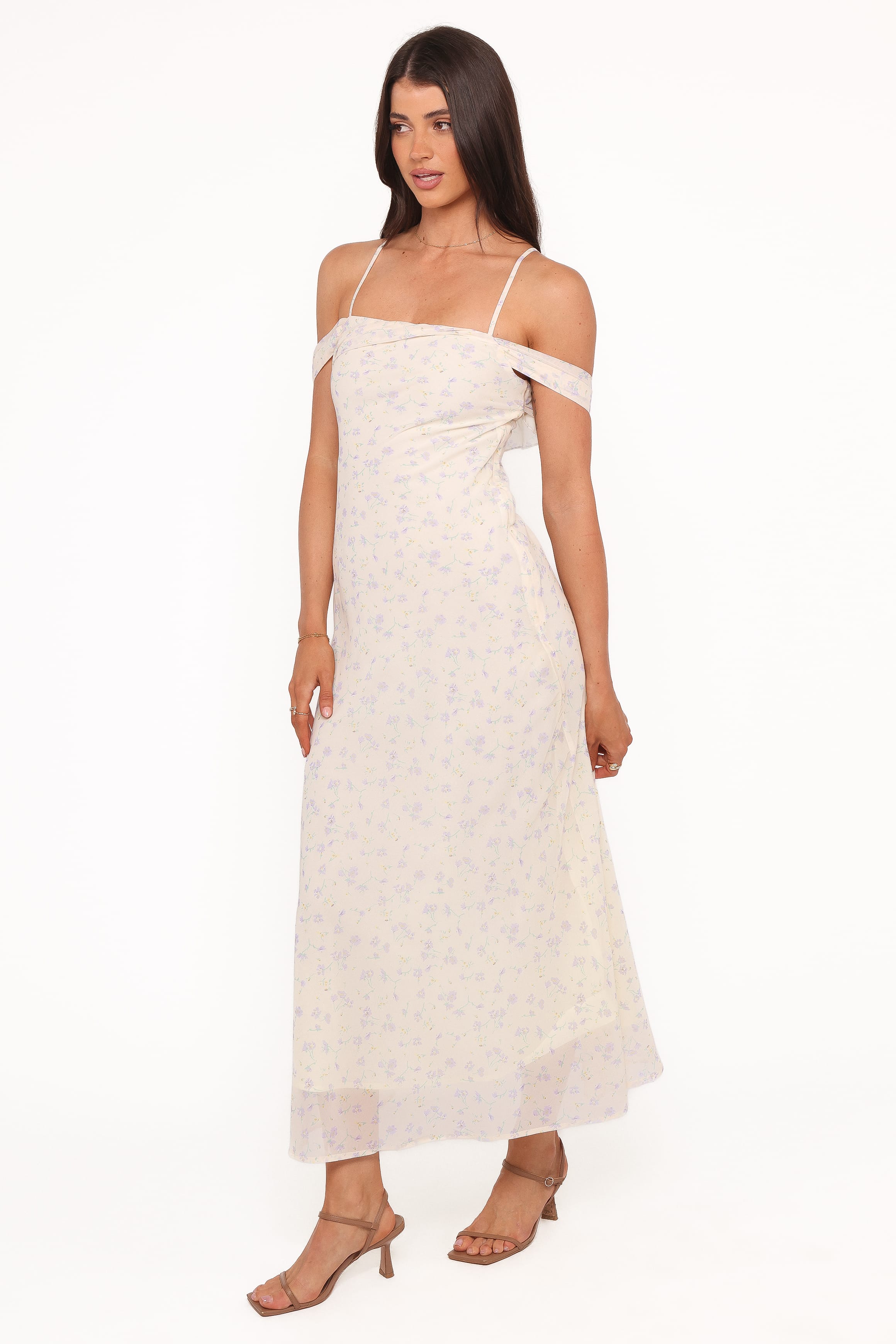DRESSES Elwood Midi Dress - Yellow Ditsy Floral