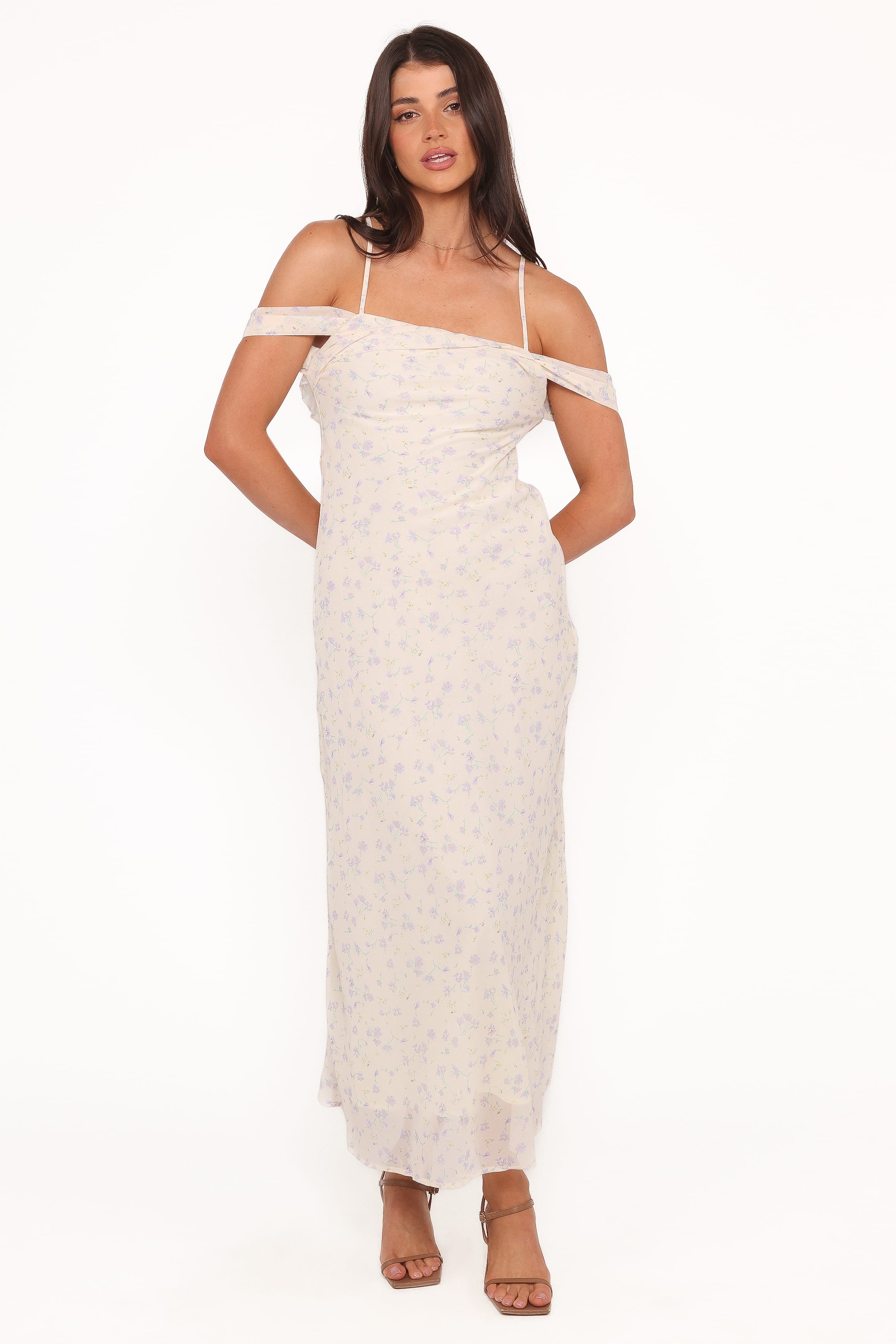 DRESSES Elwood Midi Dress - Yellow Ditsy Floral