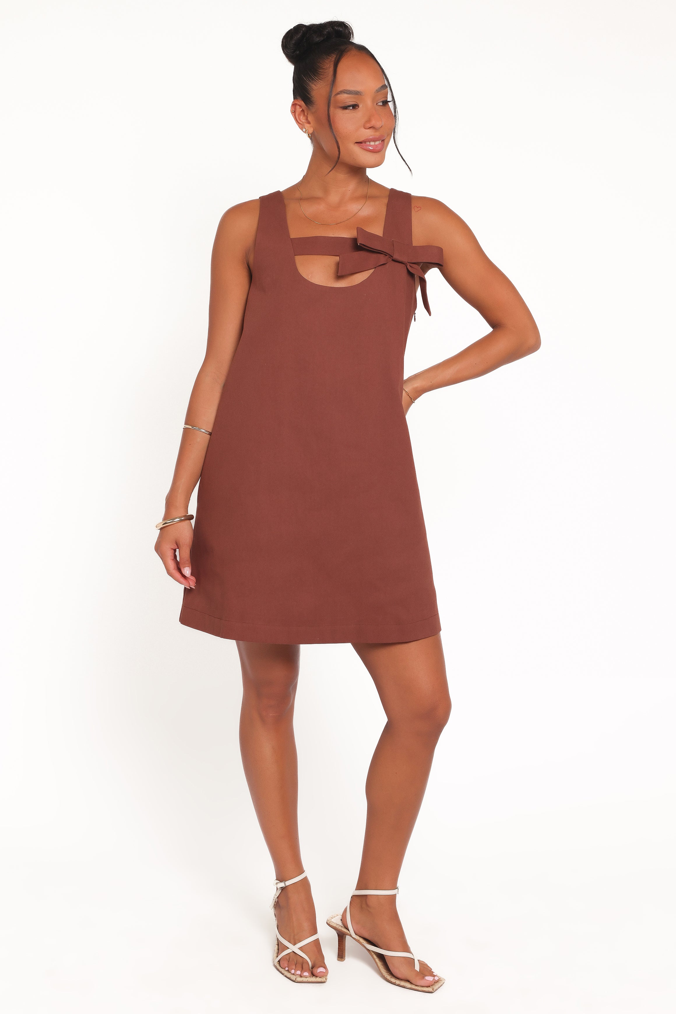 DRESSES Elyria Mini Dress - Brown