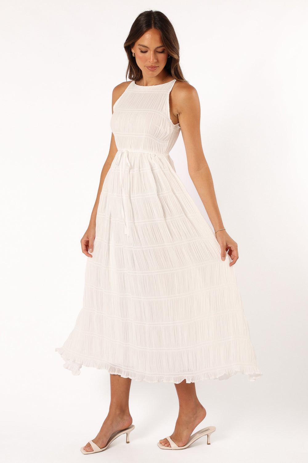 Ema Maxi Dress - White - Image 4