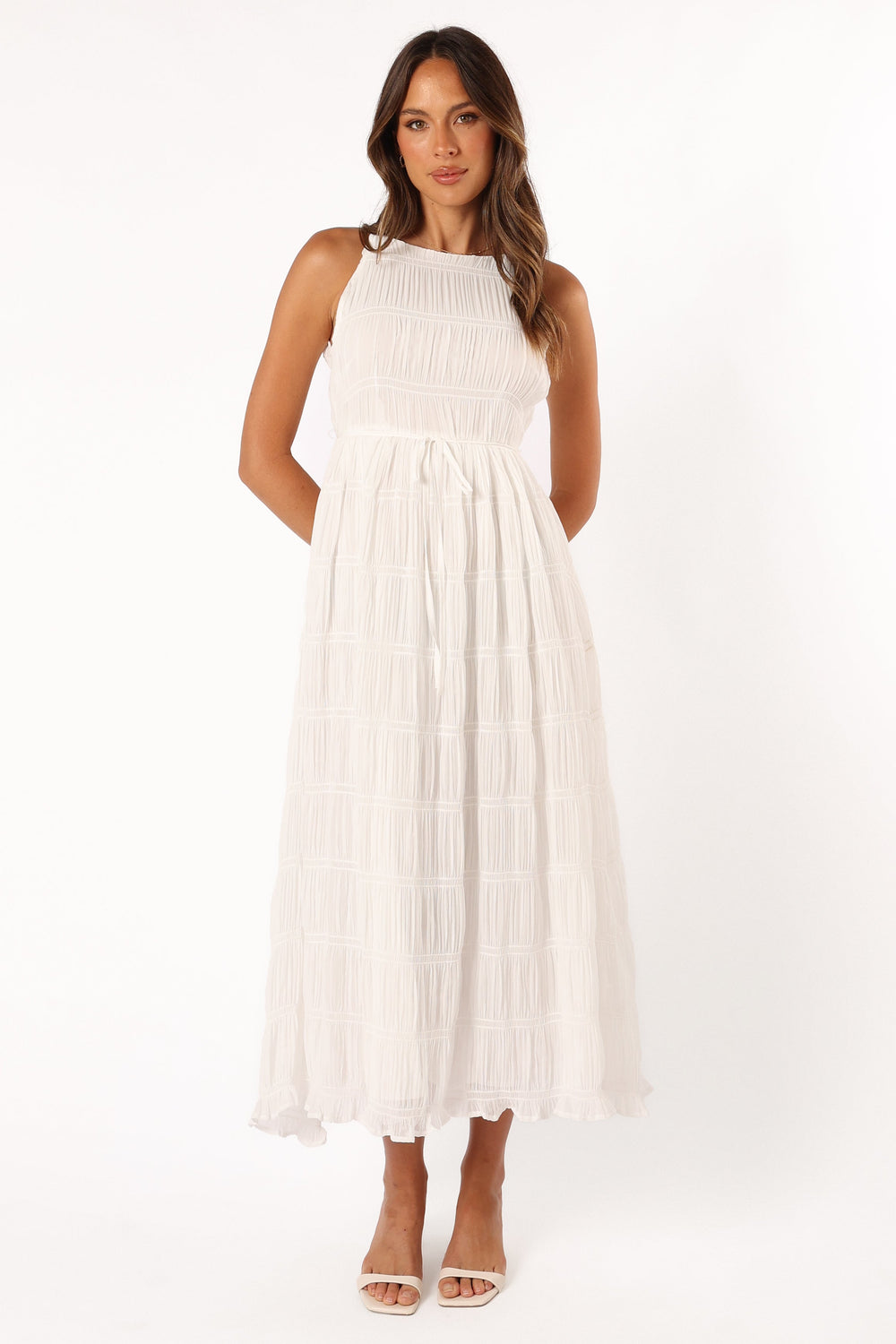 Ema Maxi Dress - White - Image 3