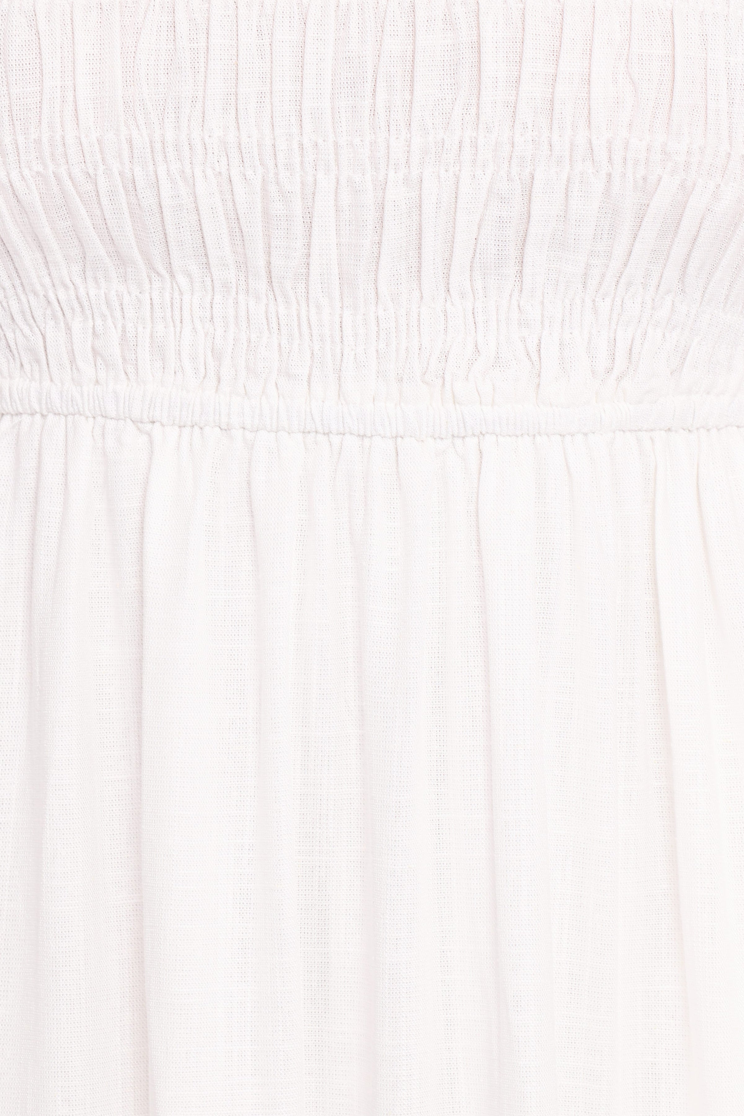 DRESSES Emari Puff Sleeve Mini Dress - White