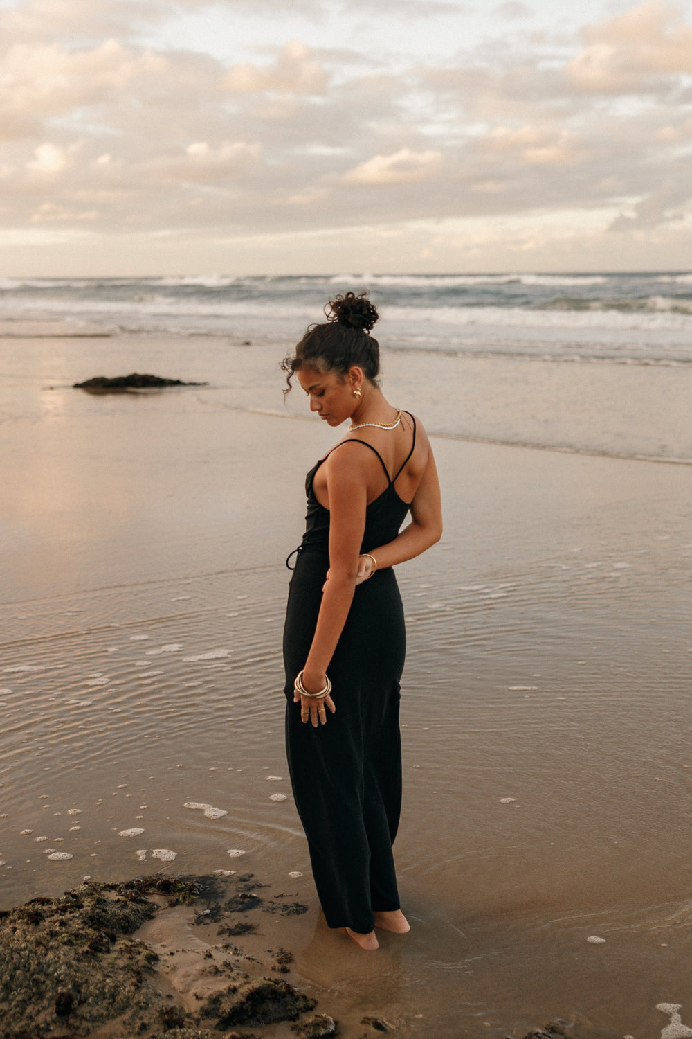 Collective Dress - Emily Midi Dress - Black image 2