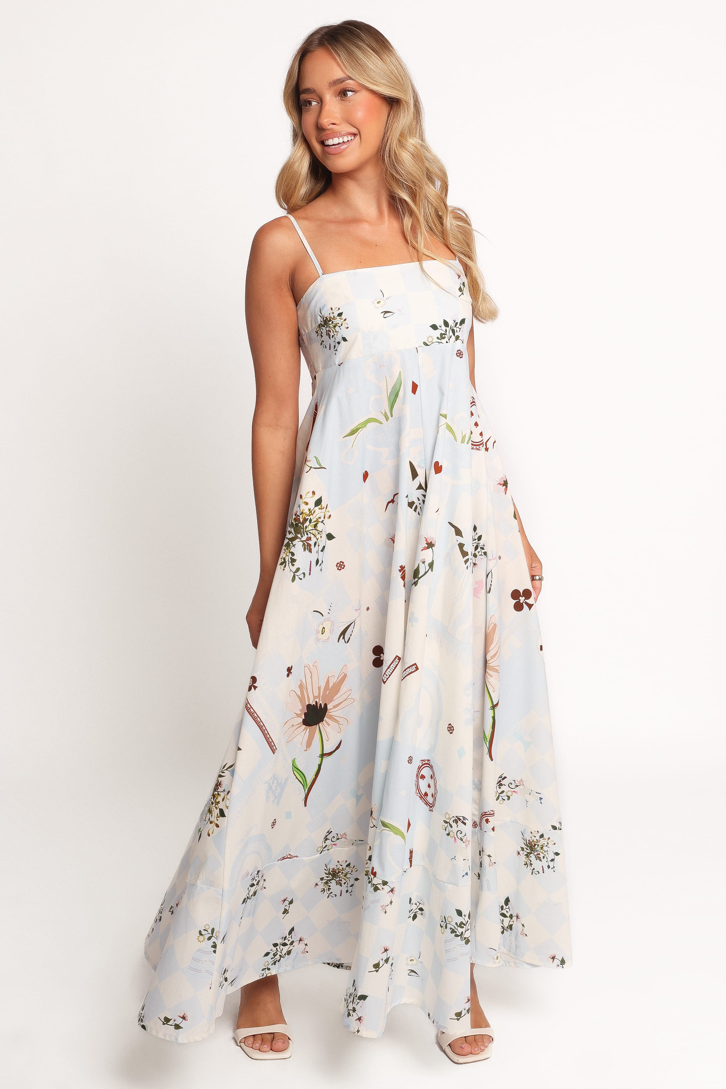 DRESSES Emmeline Maxi Dress - Blue Floral