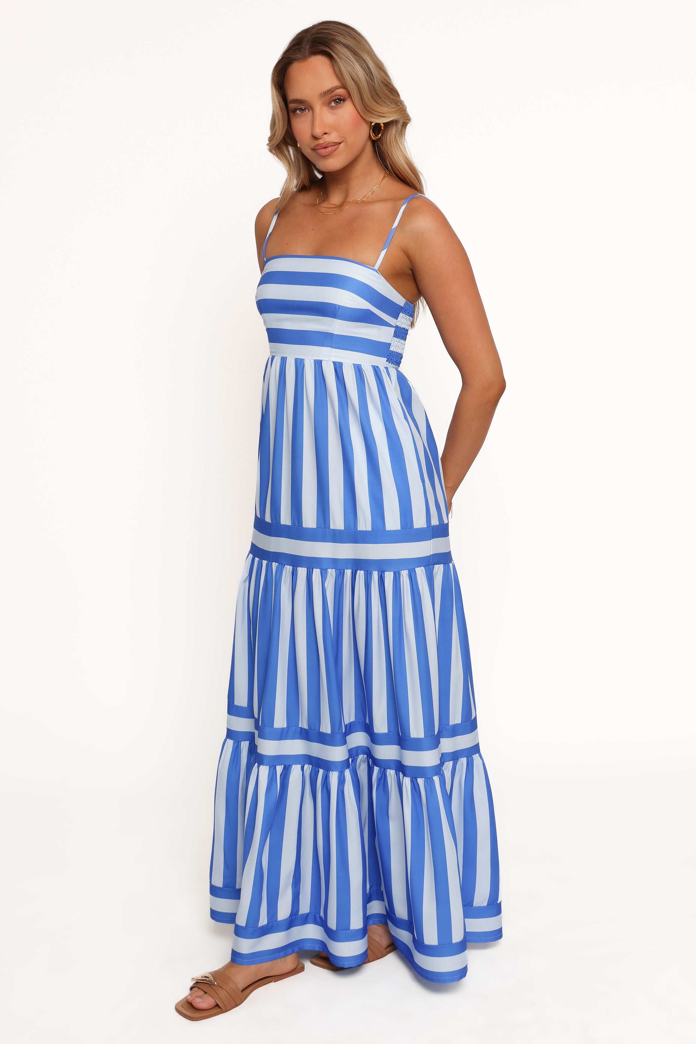 DRESSES Emry Maxi Dress - Blue Stripe