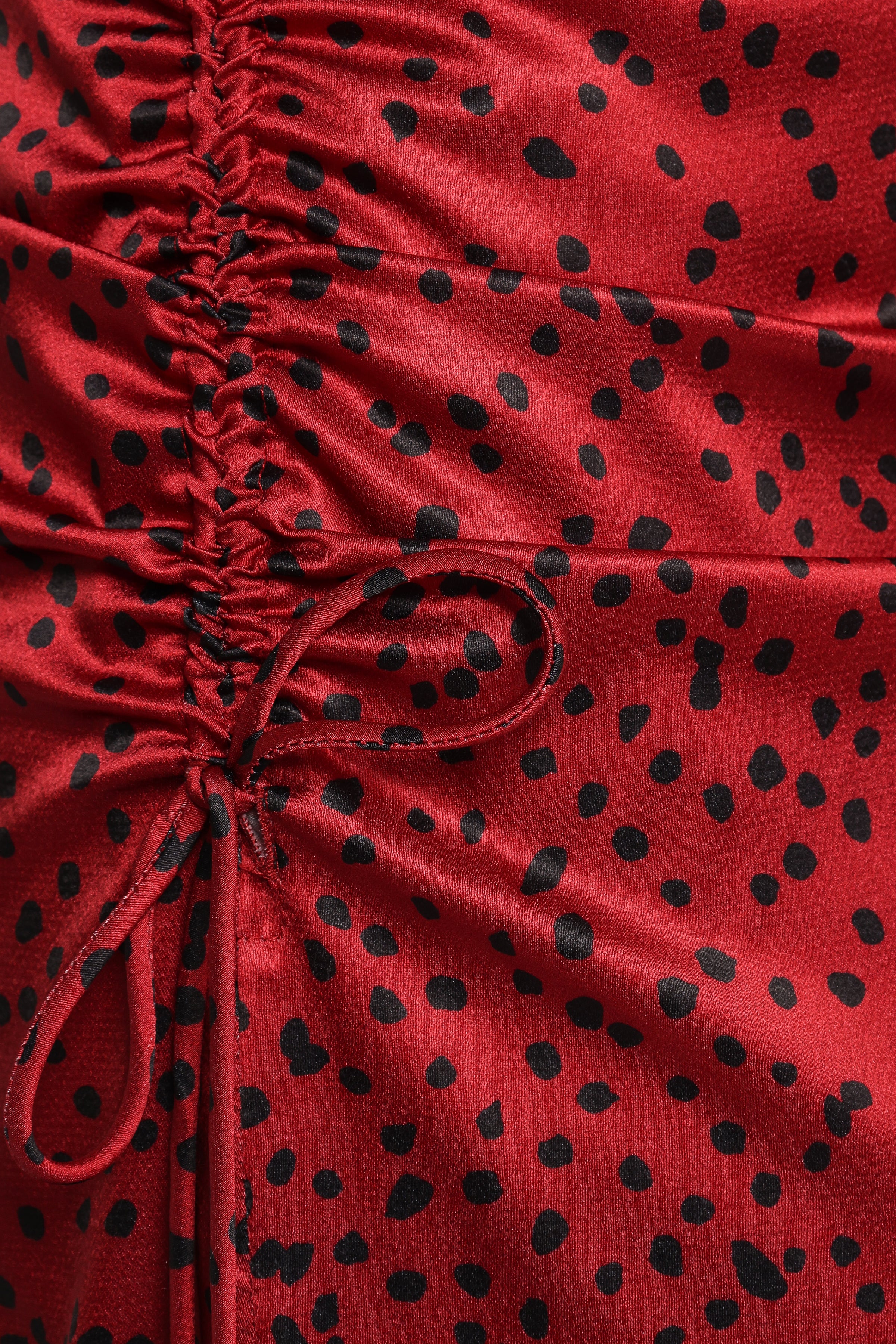 DRESSES Enid Midi Dress - Red