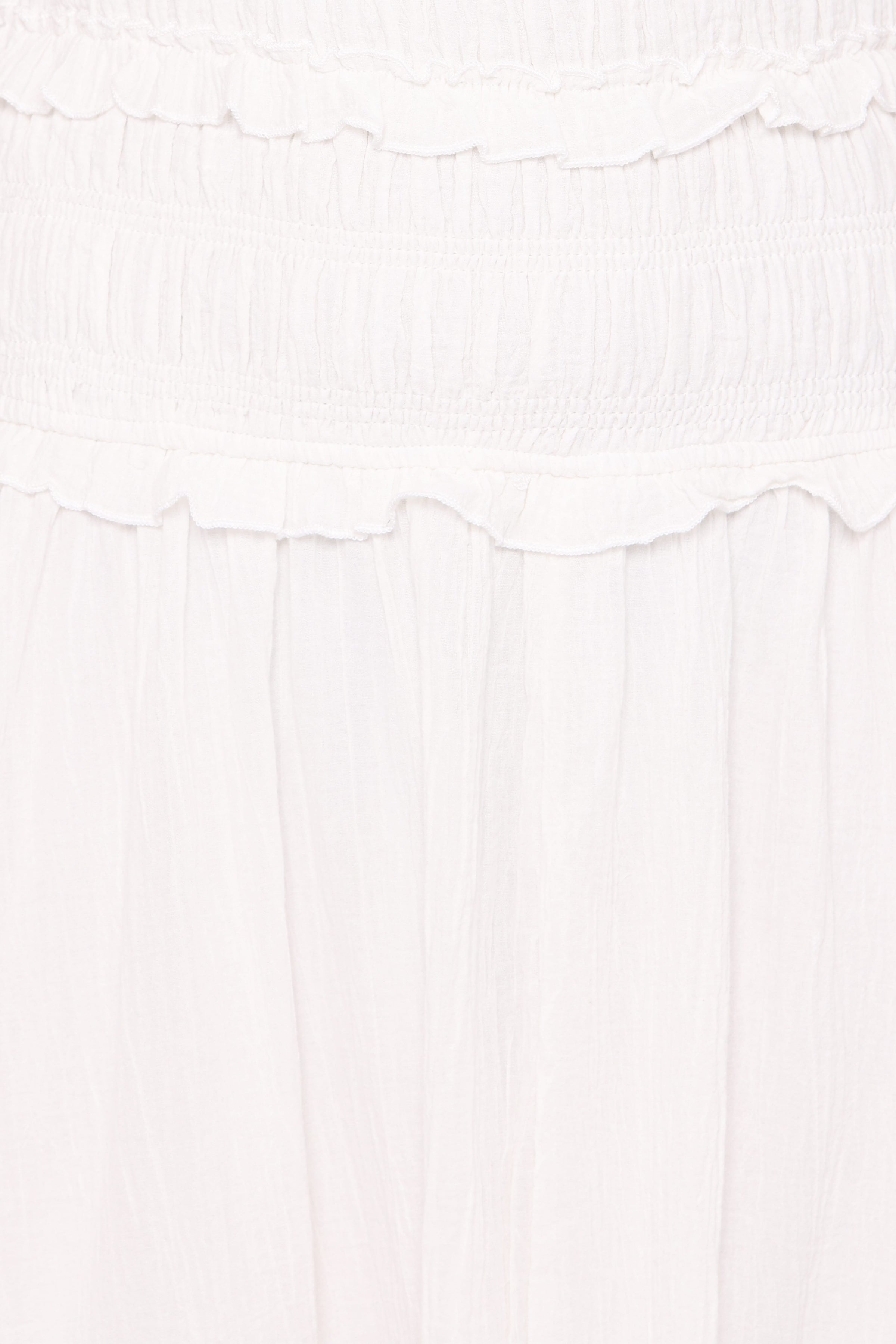 DRESSES Enola Gather Midi Dress - White