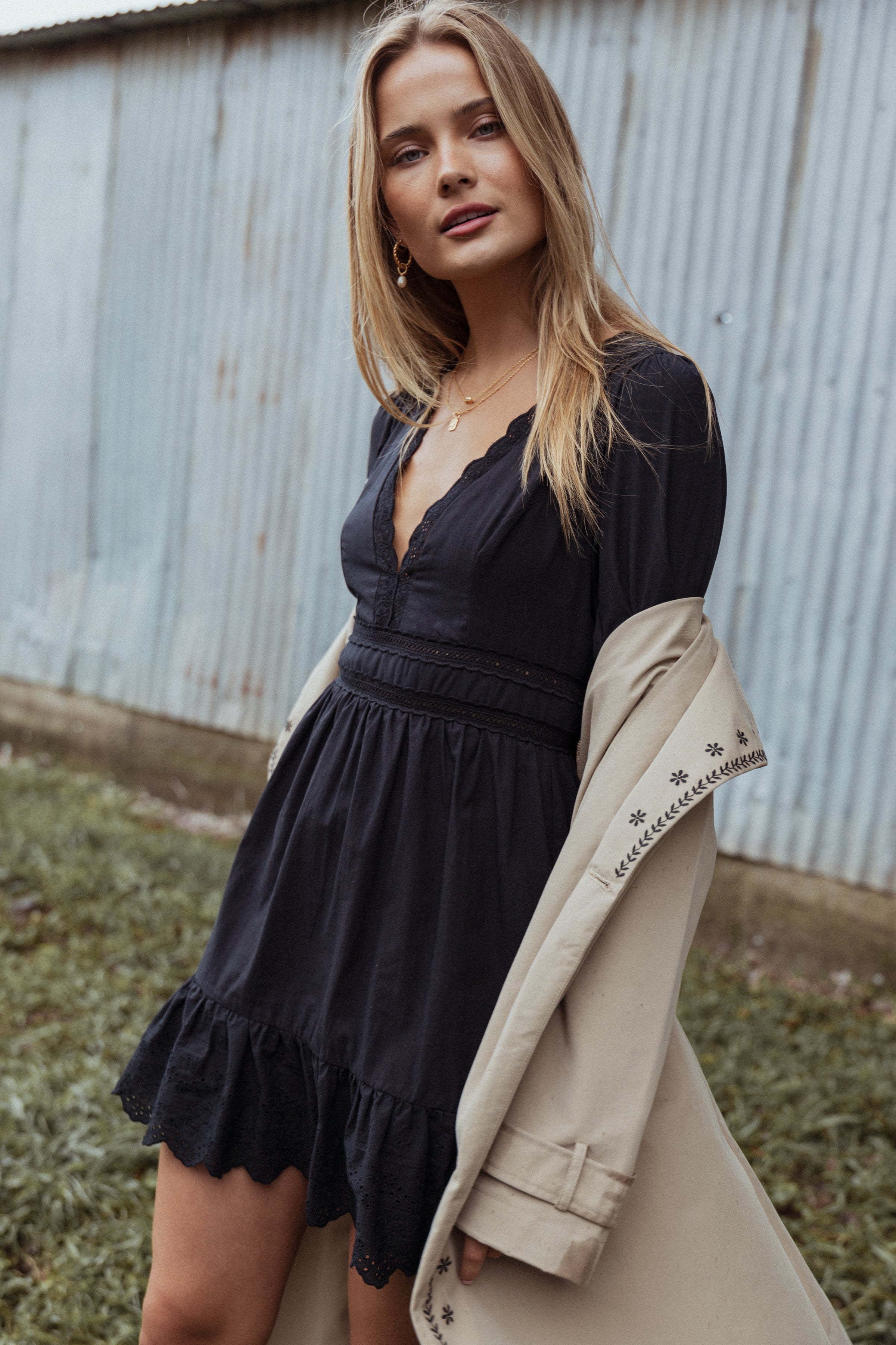 DRESSES Estella Mini Dress - Black