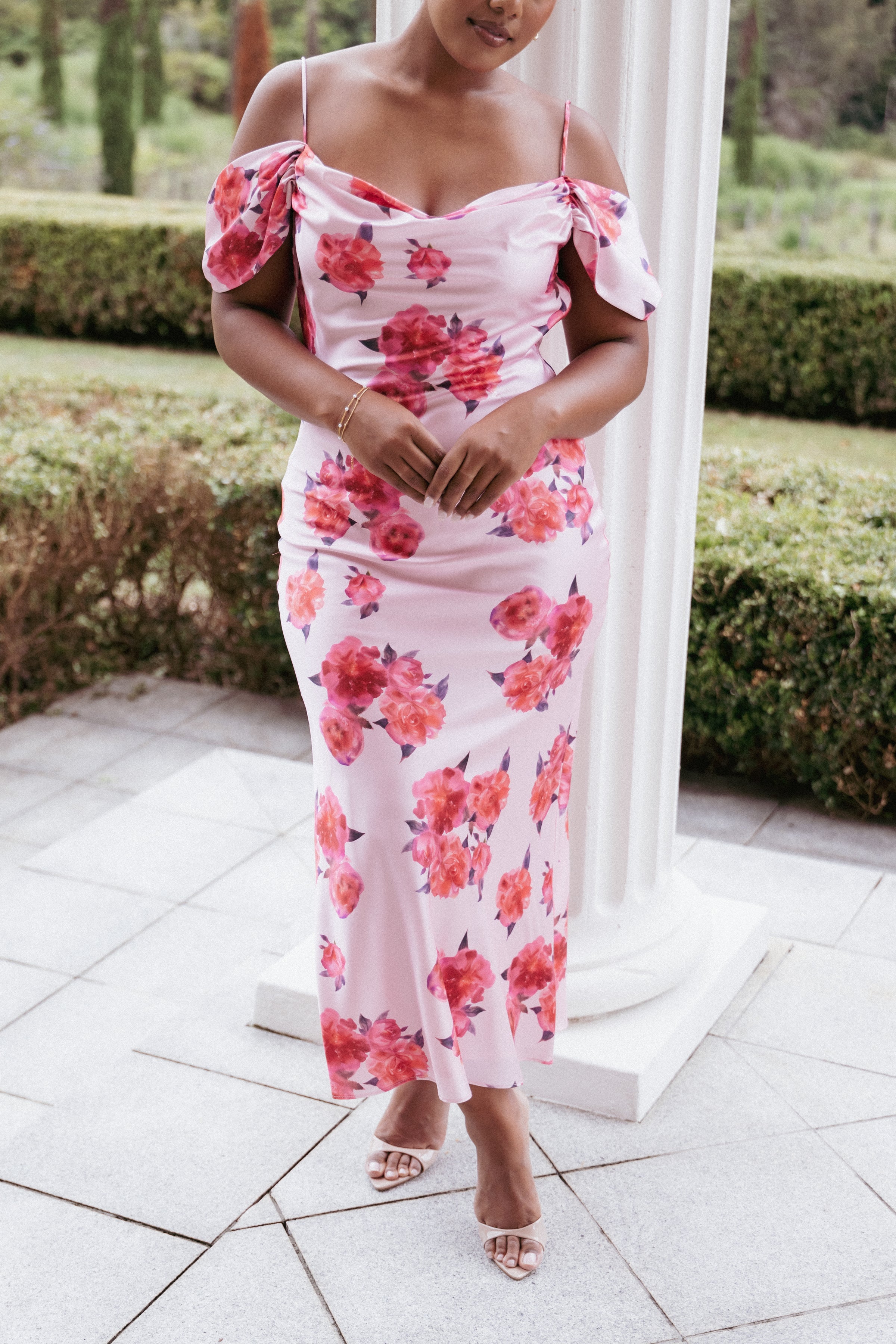 DRESSES Esther Midi Dress - Pink