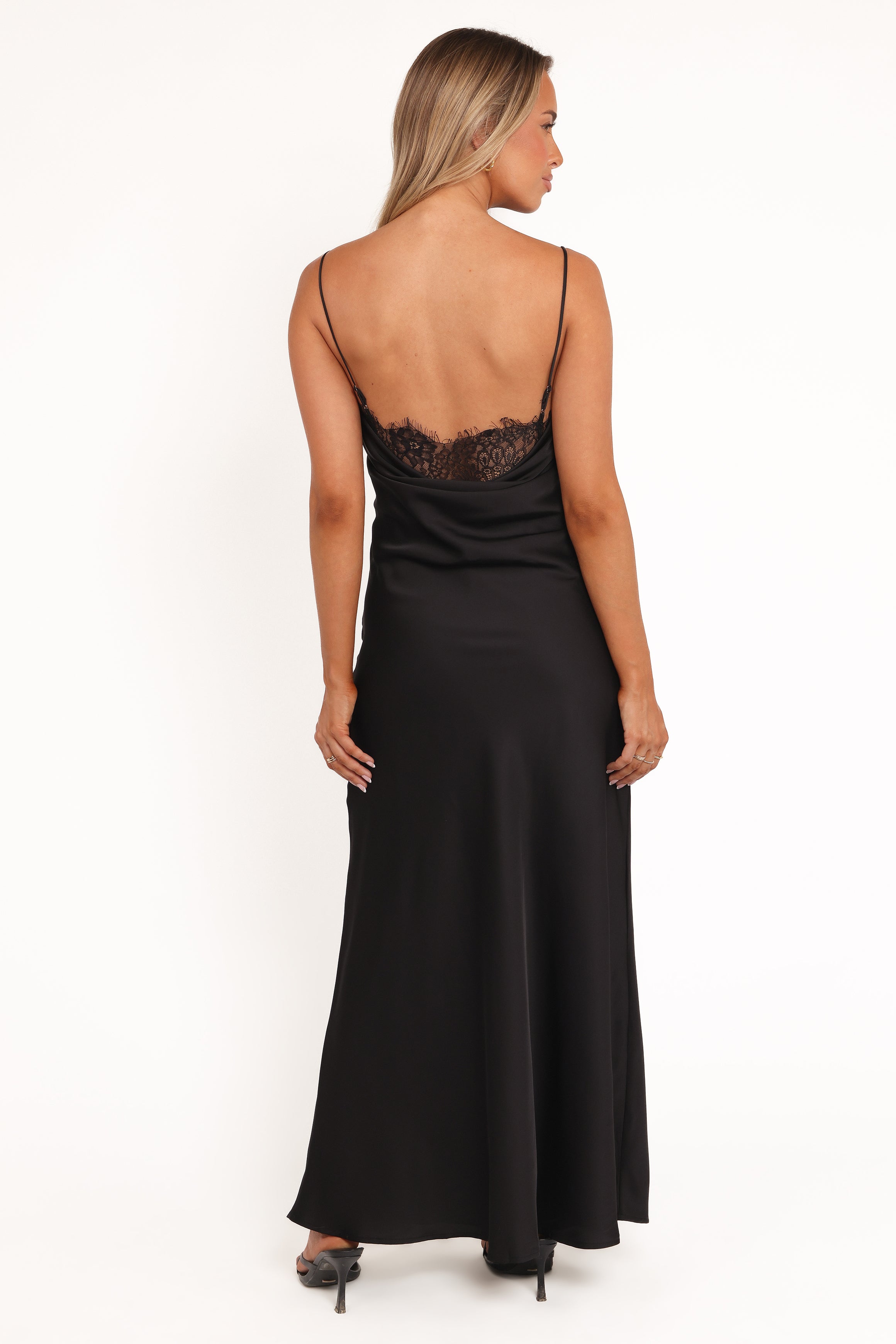 DRESSES Evana Lace Maxi Dress - Black