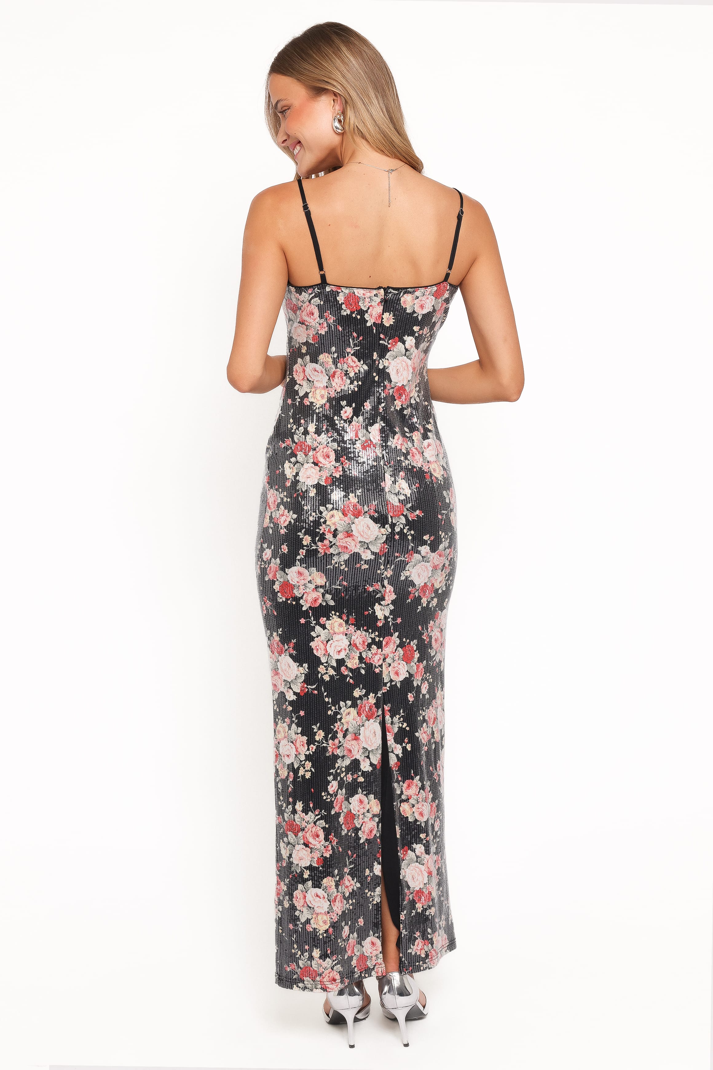 DRESSES Everlee Maxi Dress - Floral Sequin