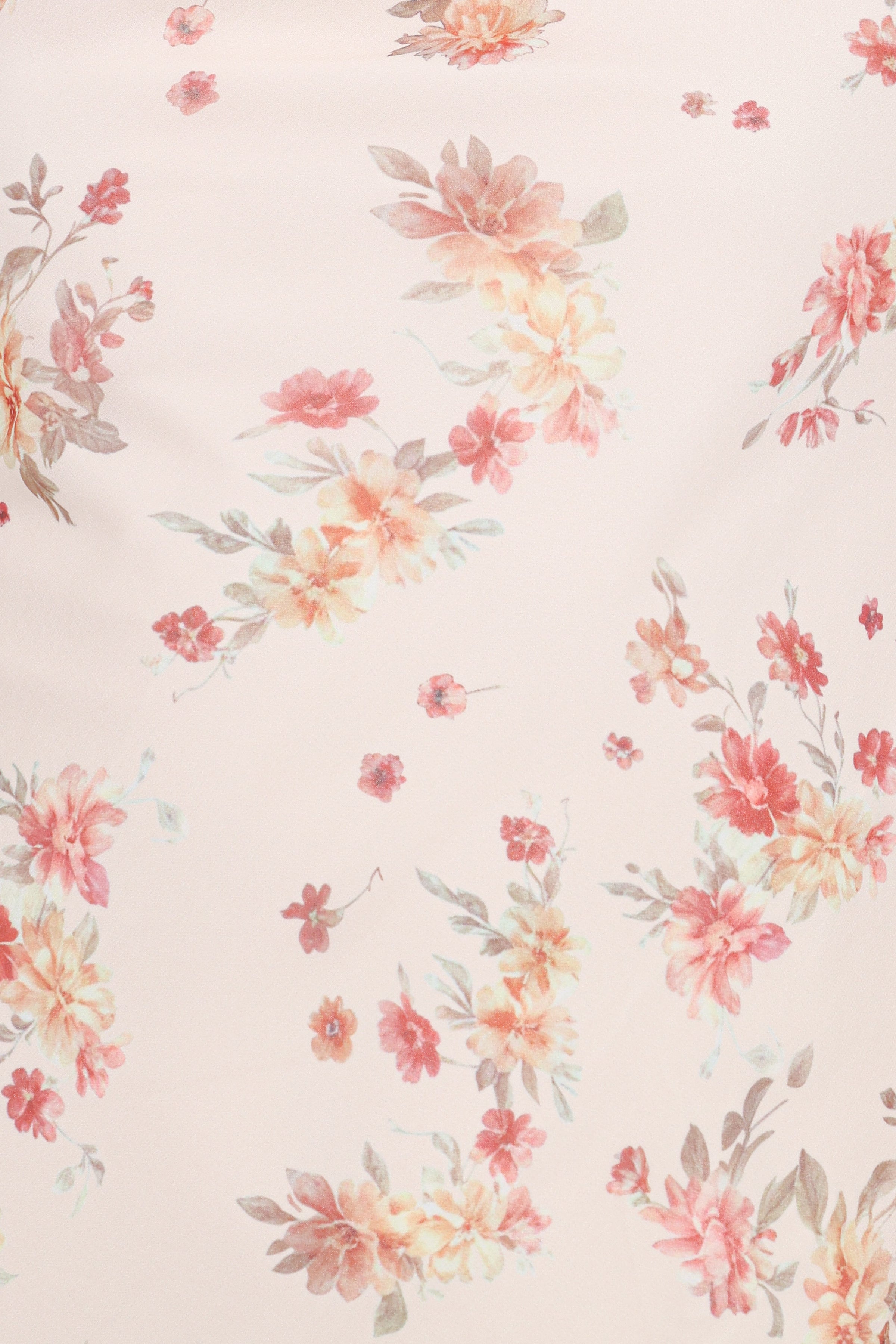DRESSES Everlyn Long Sleeve Mini Dress - Cream Floral